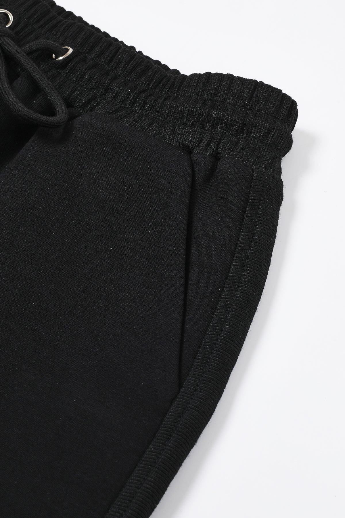 Apex Rib Side Panel Wide Knit Pant