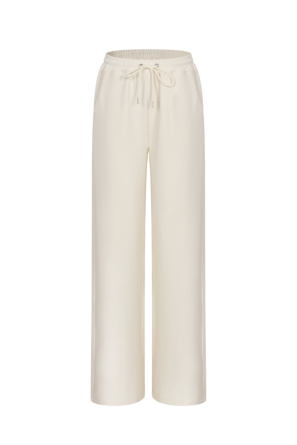 Apex Rib Side Panel Wide Knit Pant