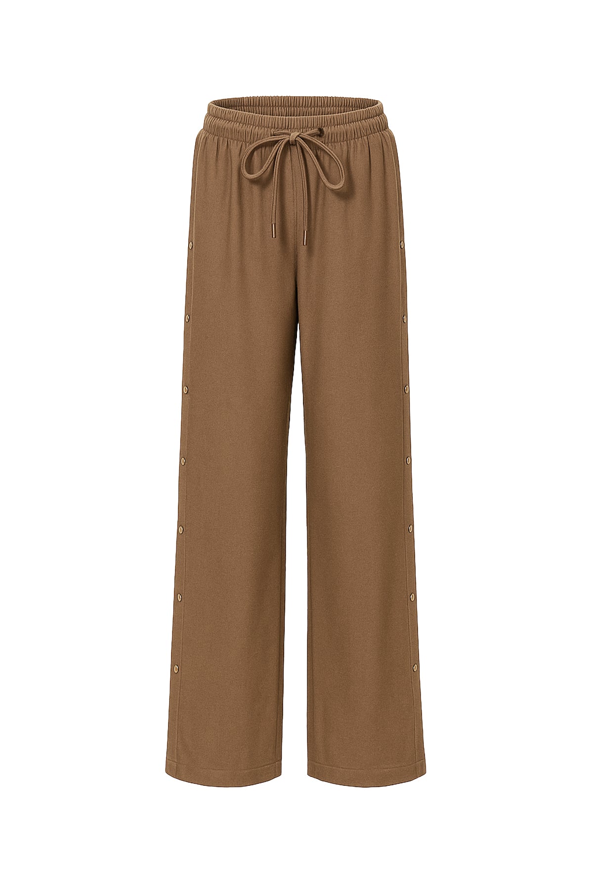 The Atelier Gold Snap Buttons Sweatpants