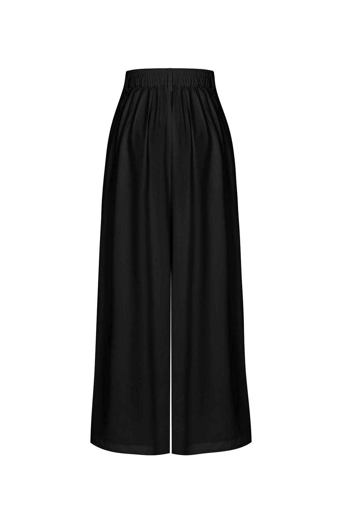 Santé Woven Pleated Wide Leg Pants