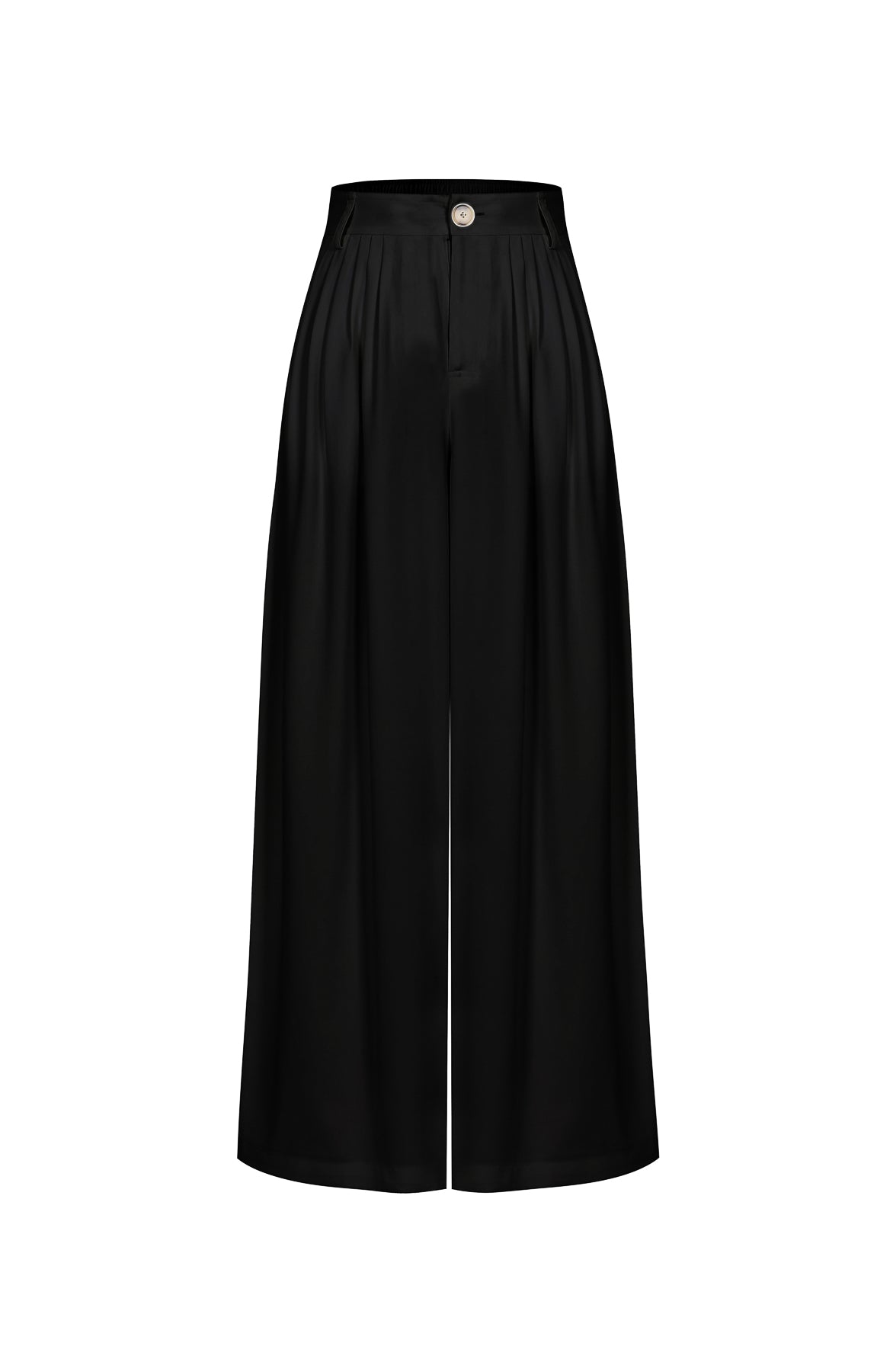 Santé Woven Pleated Wide Leg Pants