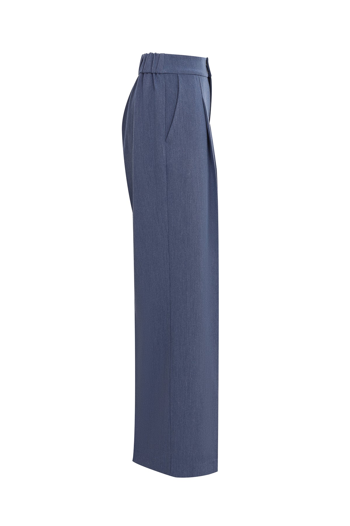 Essential Pintuck Woven Wide Leg Pants