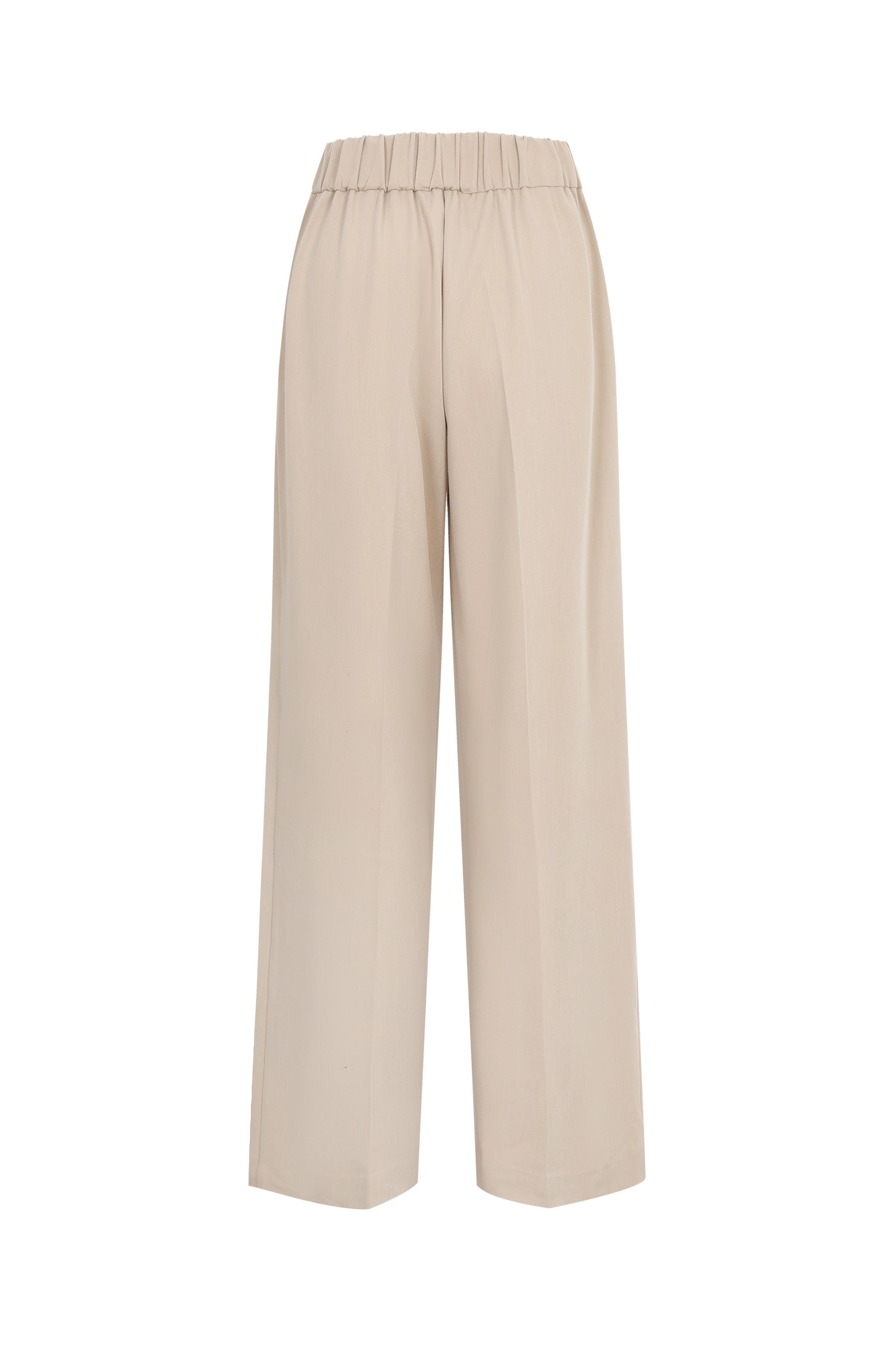 Essential Pintuck Woven Wide Leg Pants