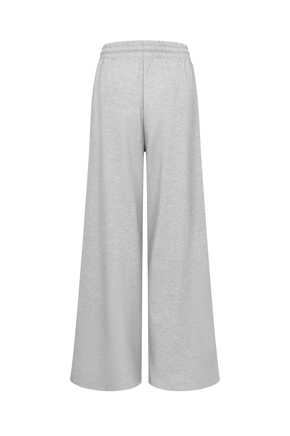 Knit Denim Mix Wide Pants