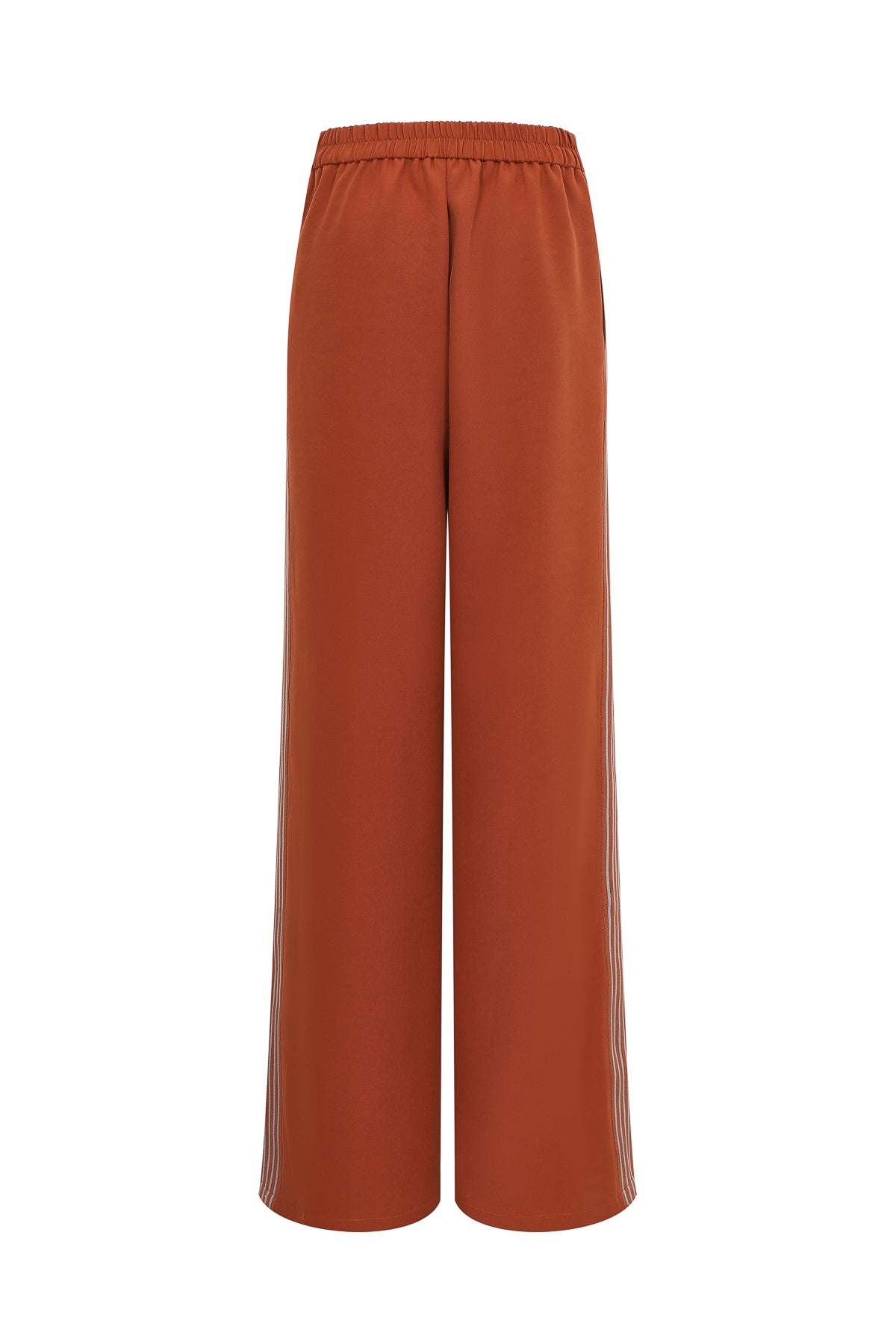 Woven Knit Mix Wide Pants