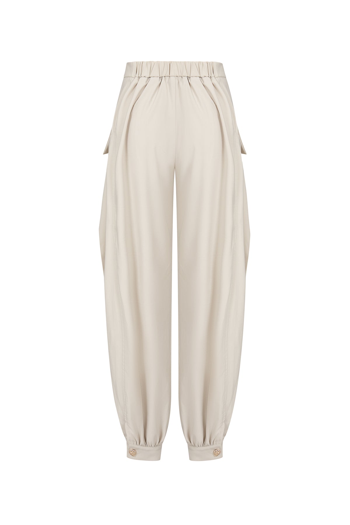 Folded Layer Balloon Pants