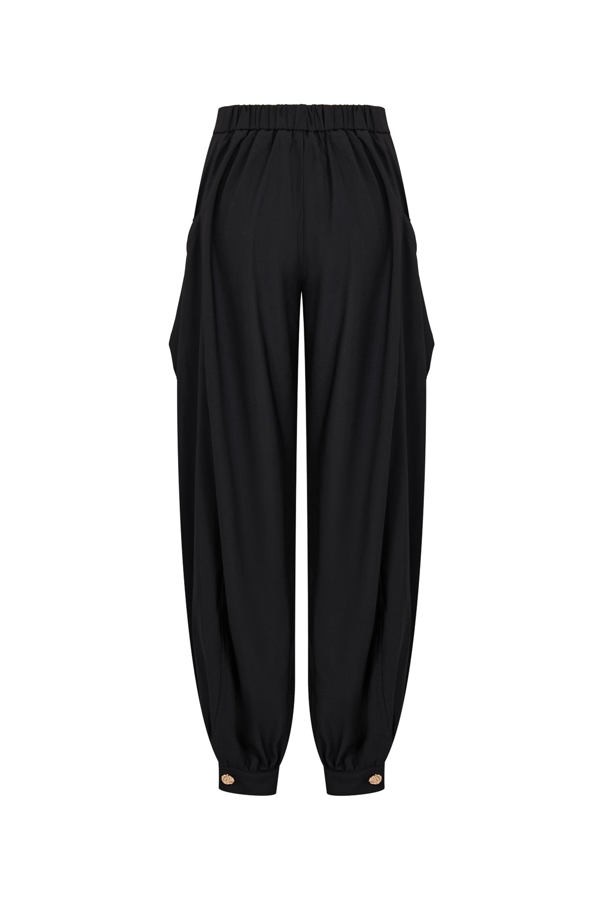 Folded Layer Balloon Pants