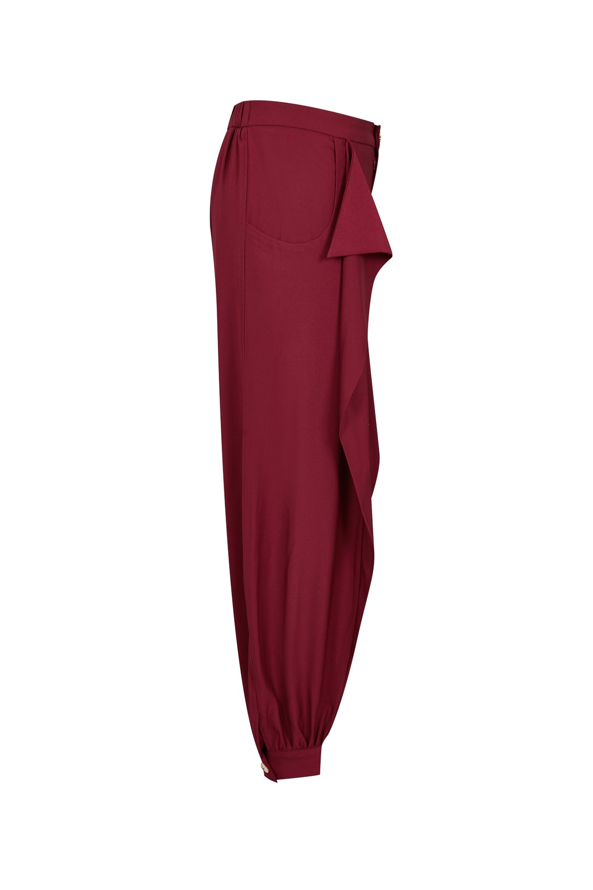 Folded Layer Balloon Pants