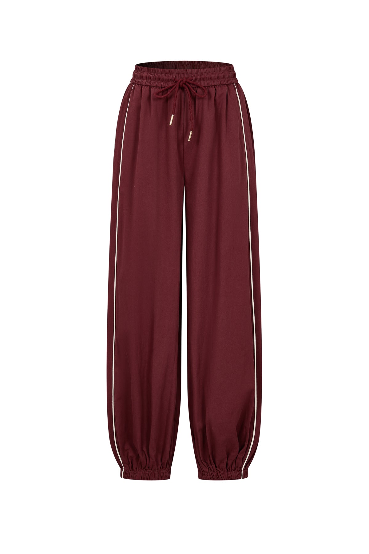 Balloon Pants with Piping Detail