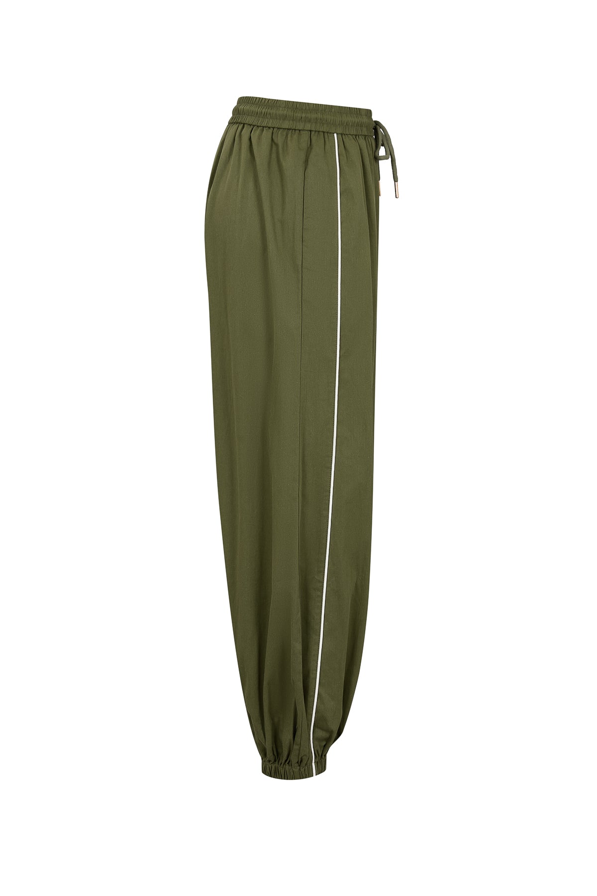 Balloon Pants with Piping Detail