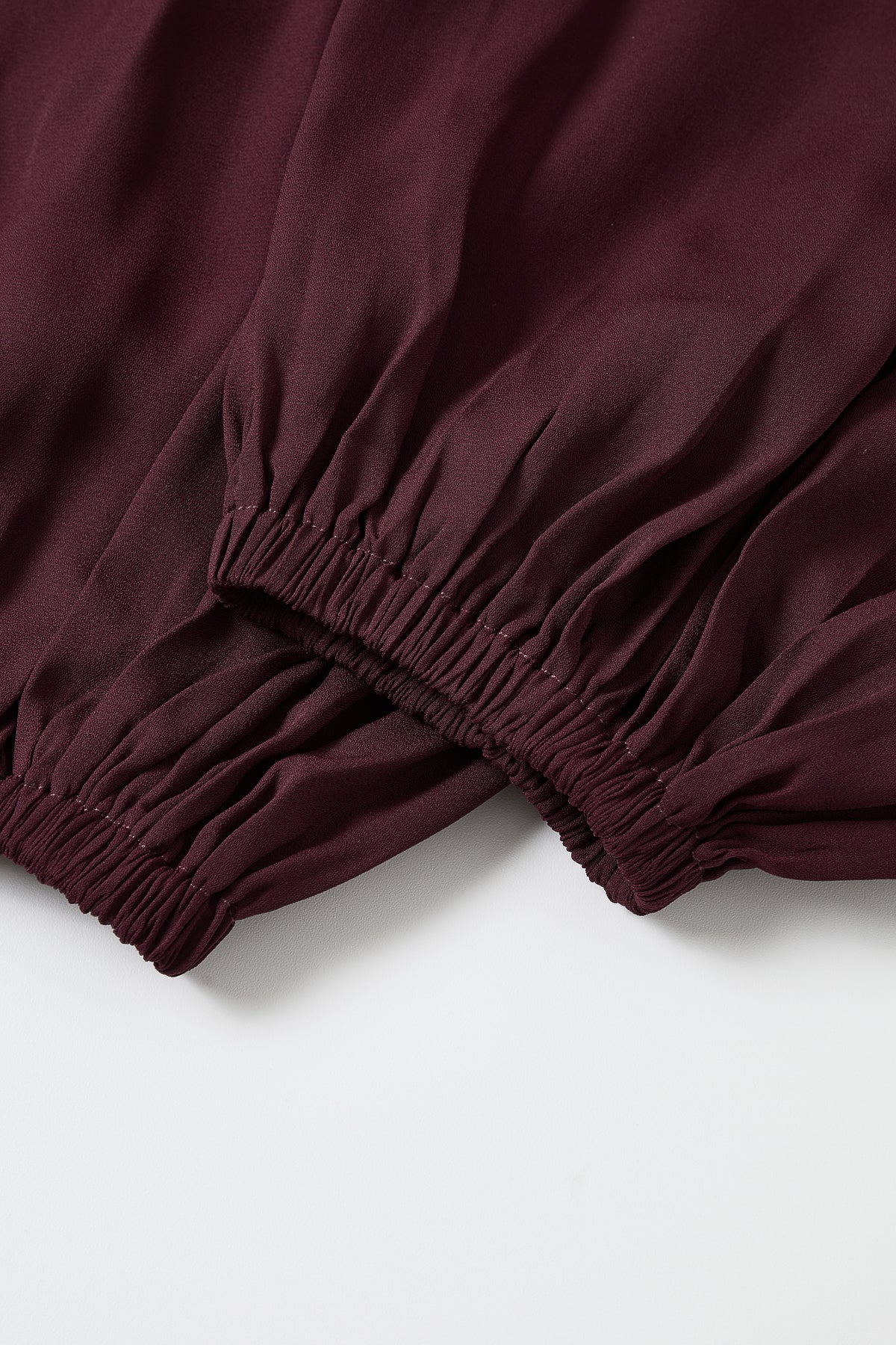 Shirred Harem Pants