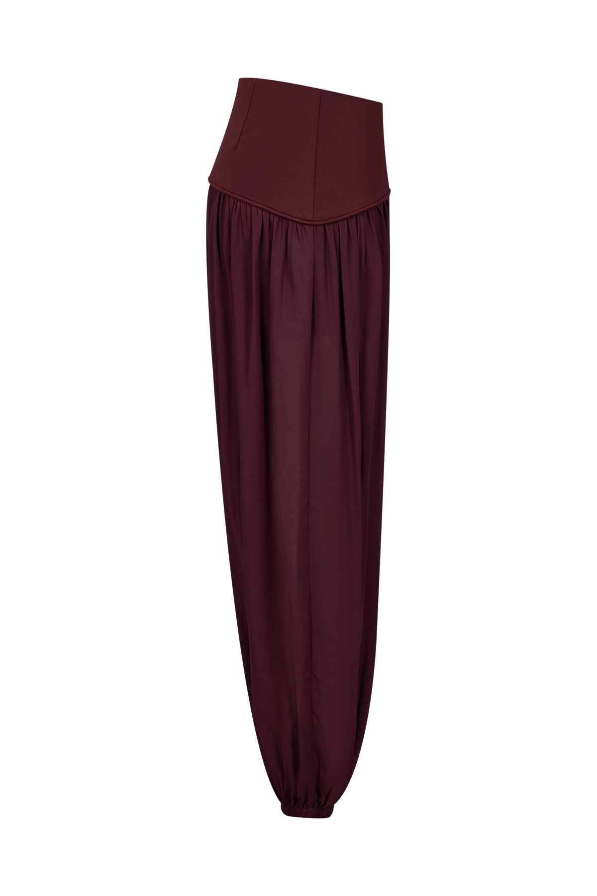 Shirred Harem Pants