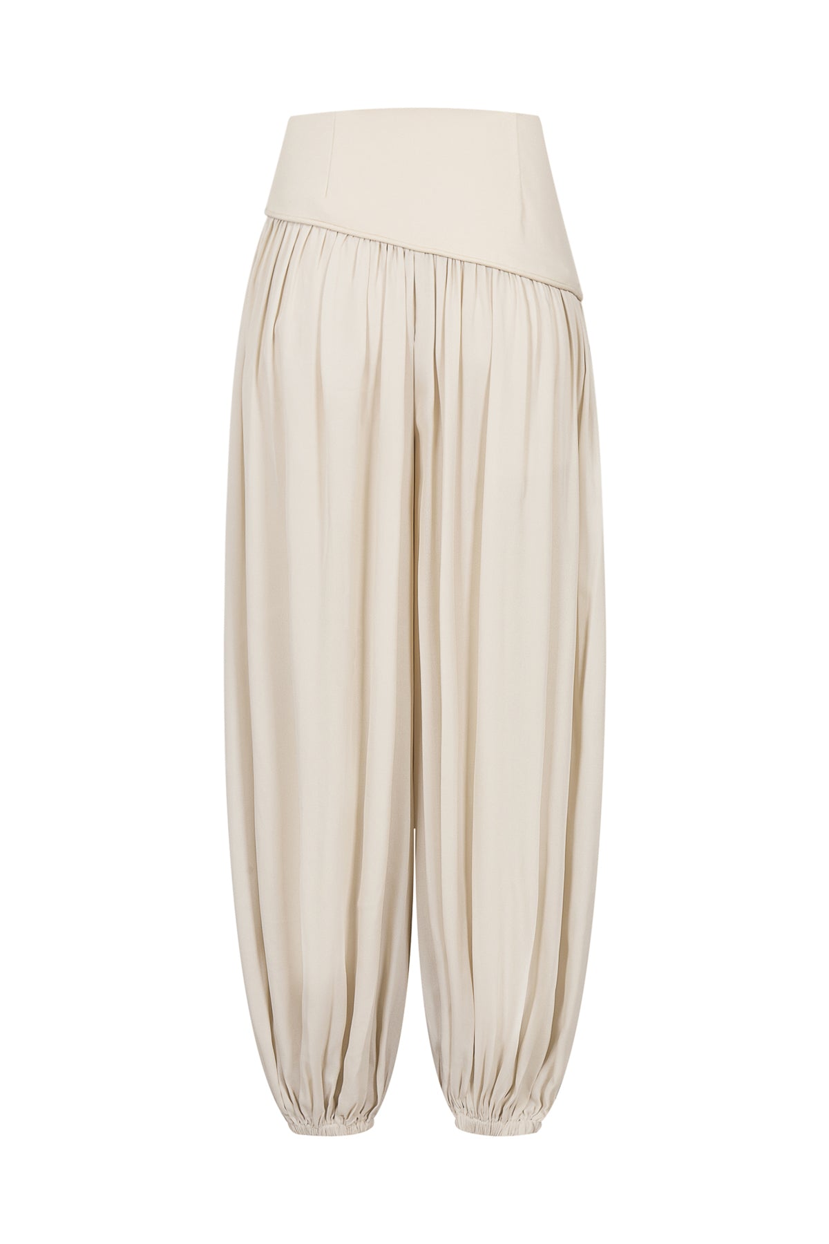 Shirred Harem Pants