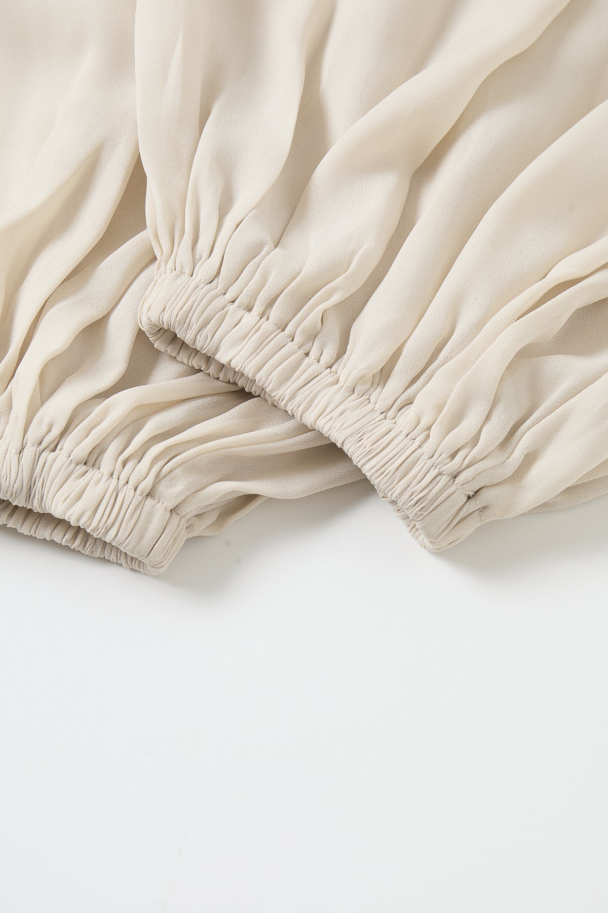 Shirred Harem Pants