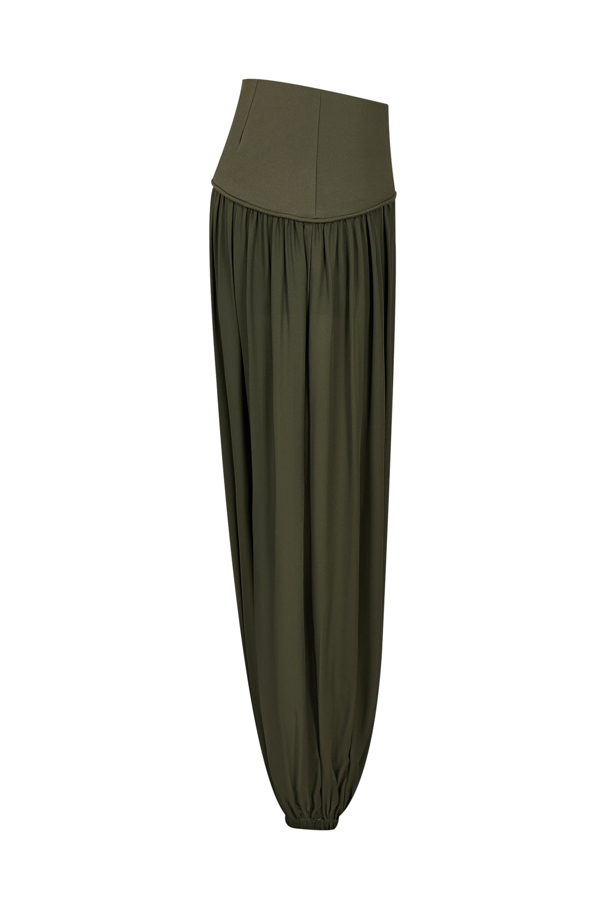 Shirred Harem Pants