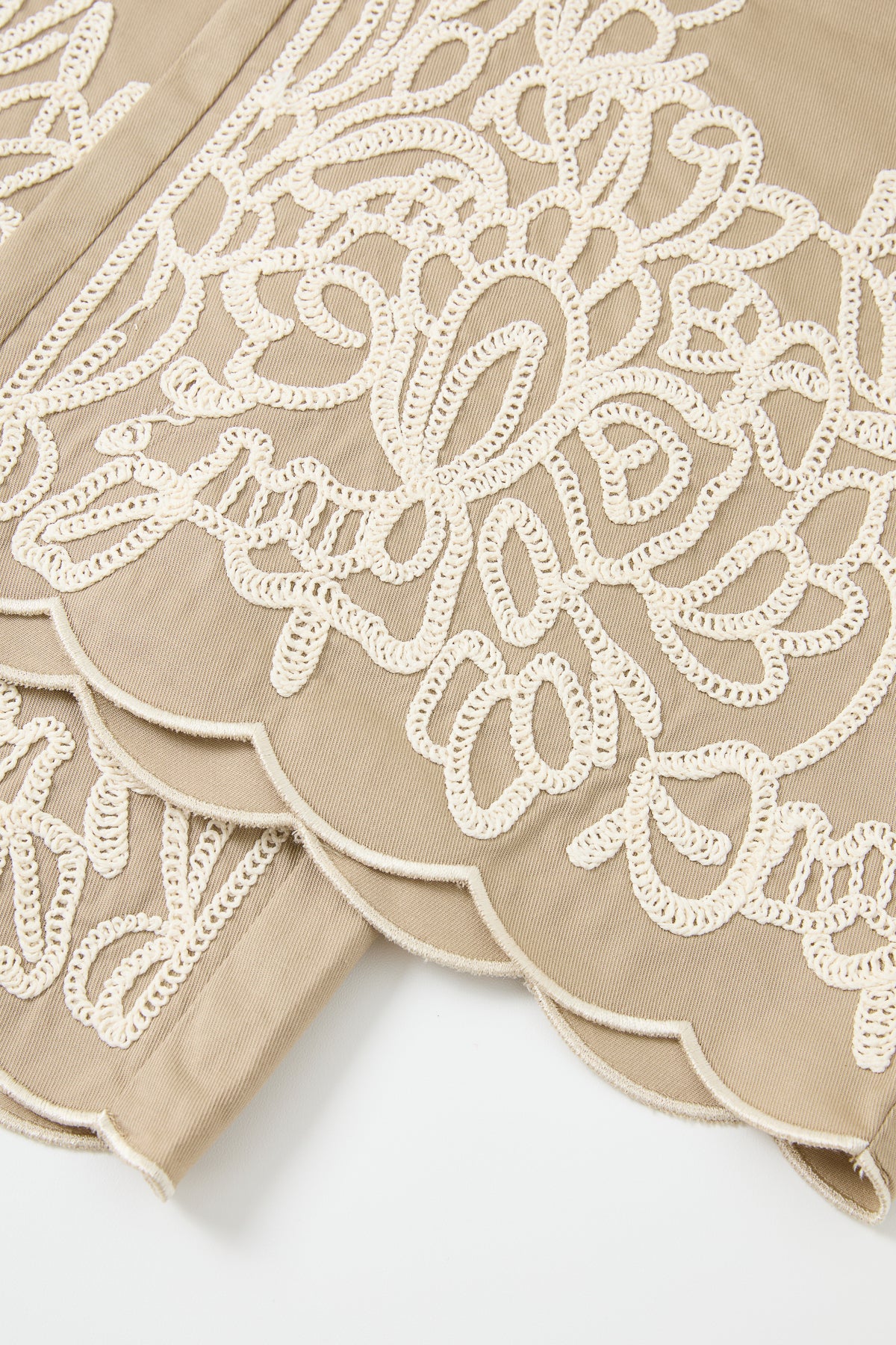 Embroidered Poplin Palazzo