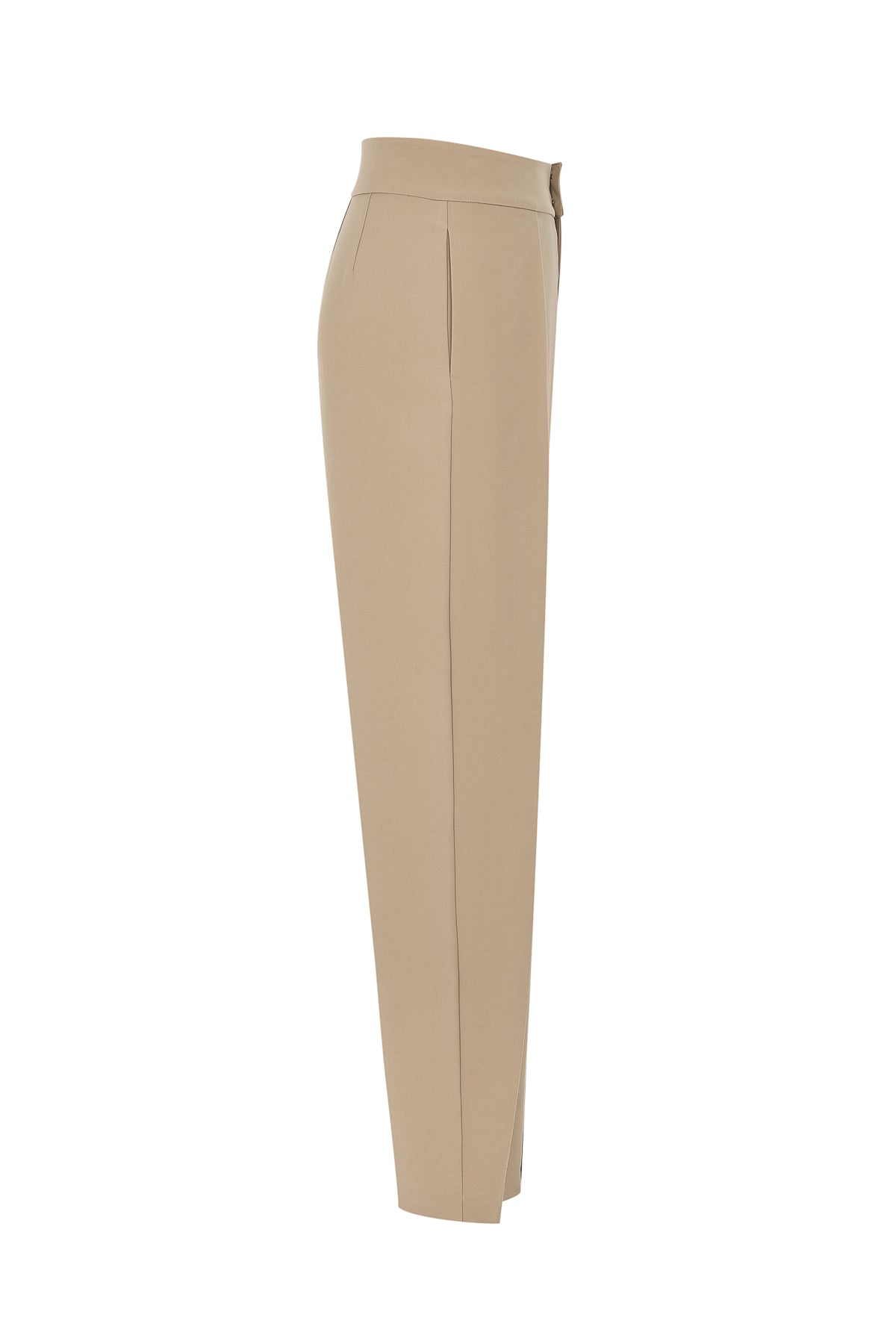 Pleated Barrel Woven Pants
