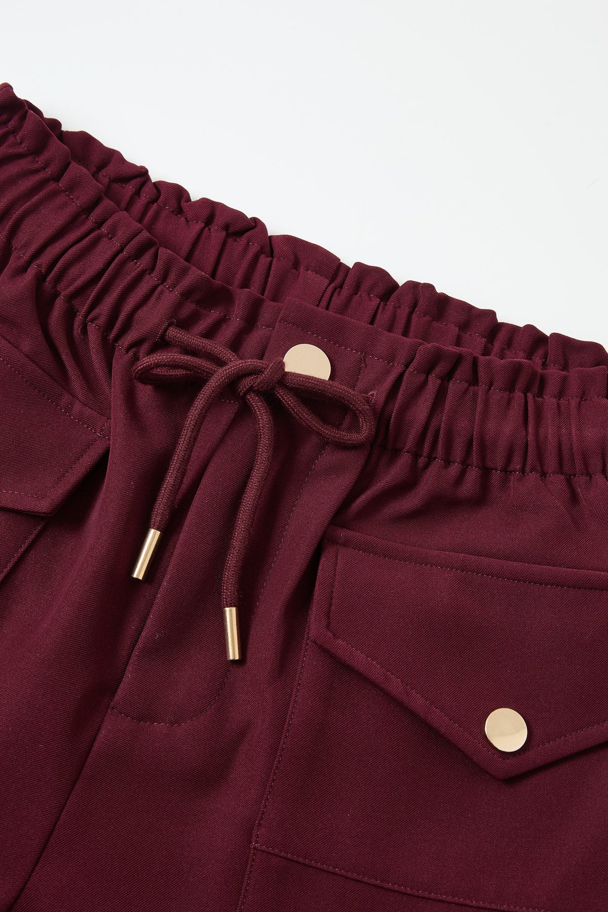 Utilitarian Twill Wide Pants