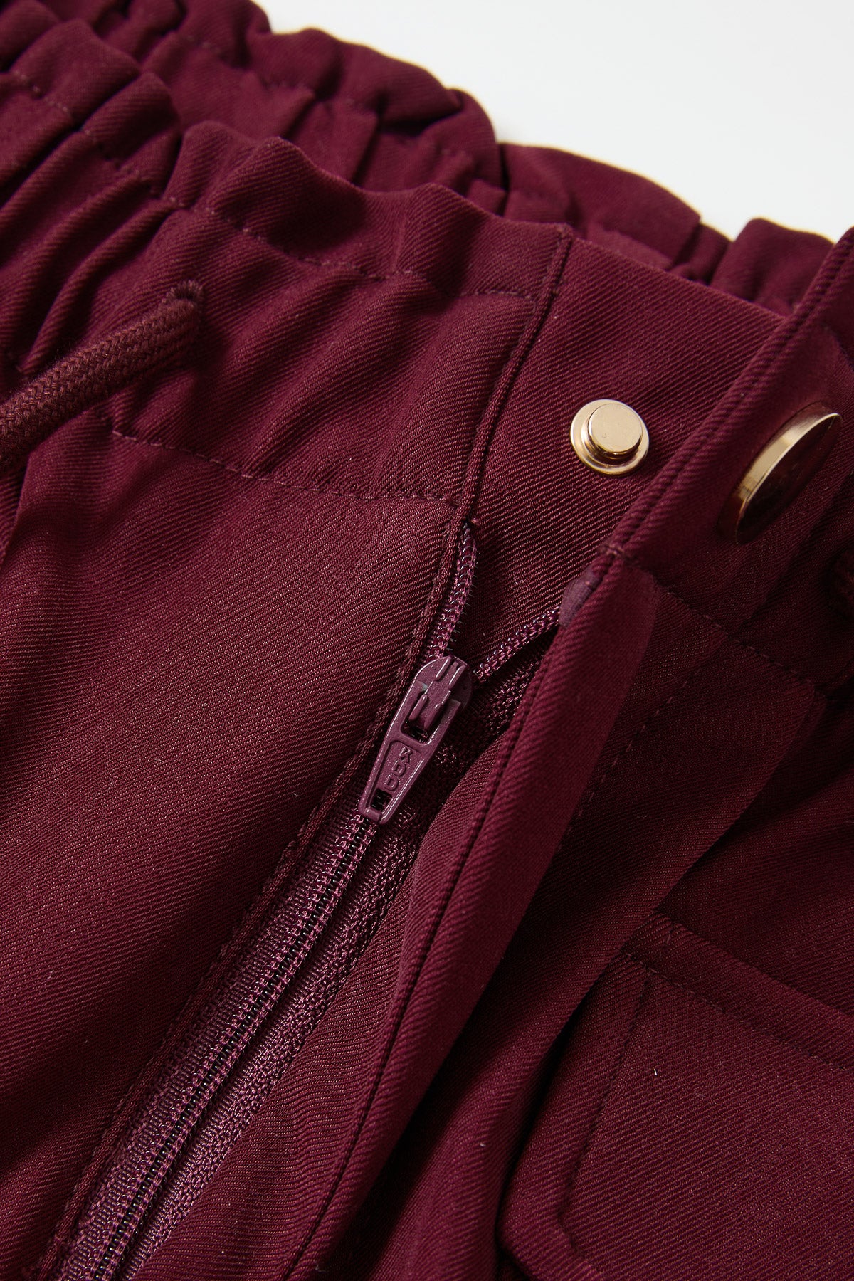 Utilitarian Twill Wide Pants