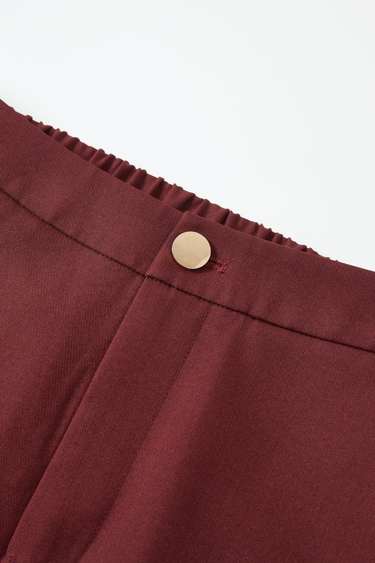 Grommet Detail Twill Barrel Pants