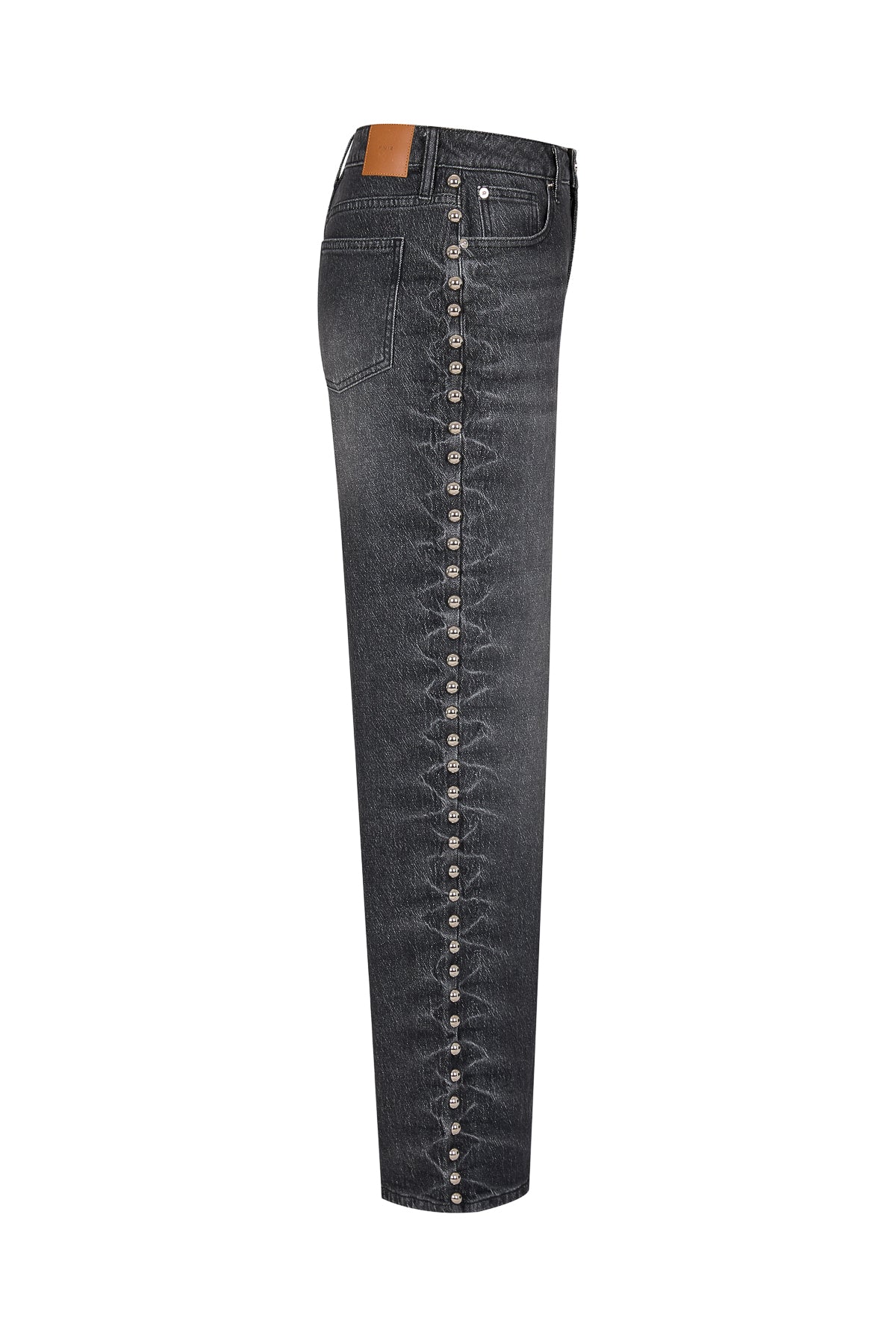 Stud Detail Wide Leg Pants