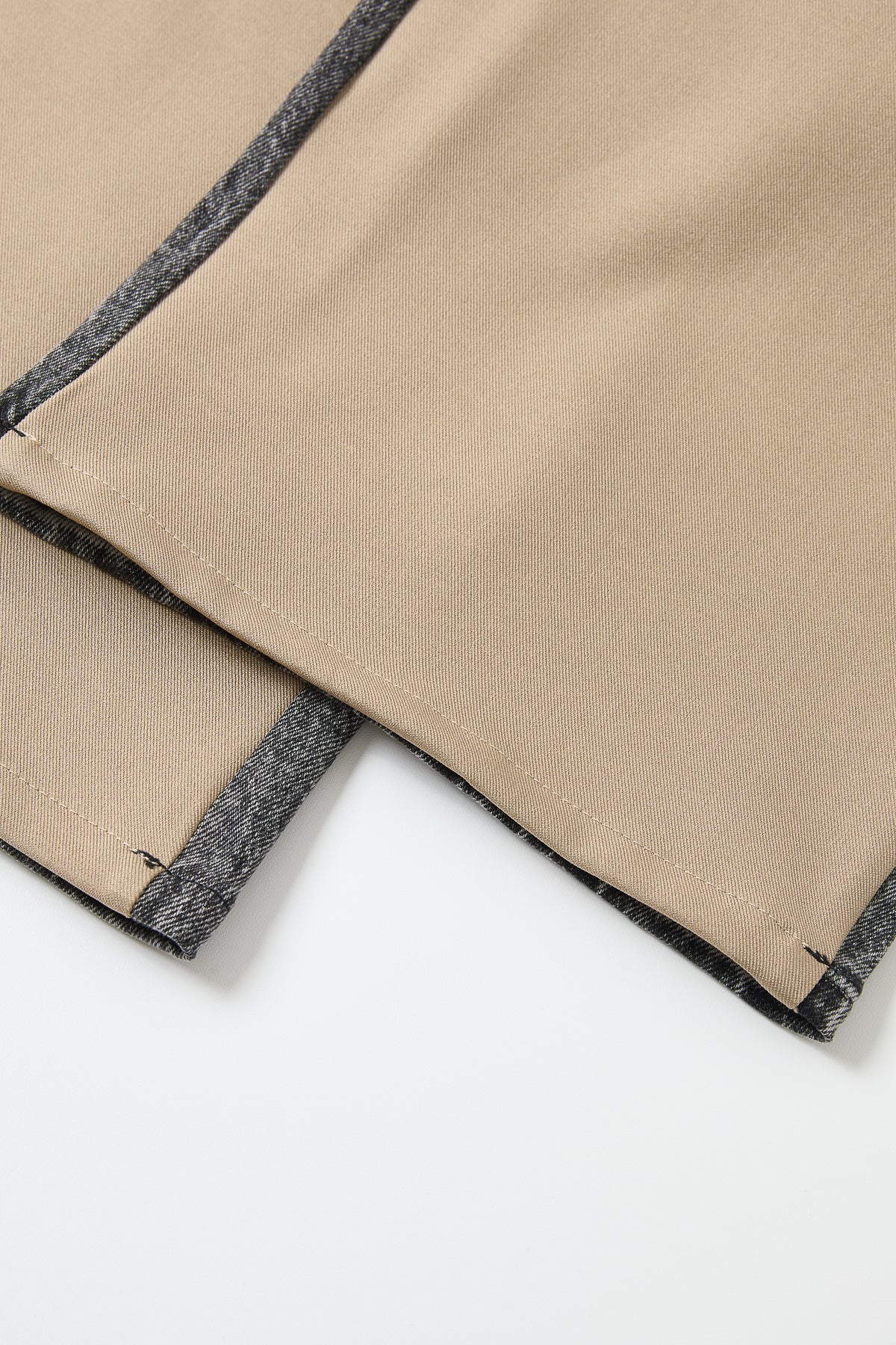 Twill Denim Mix Pants