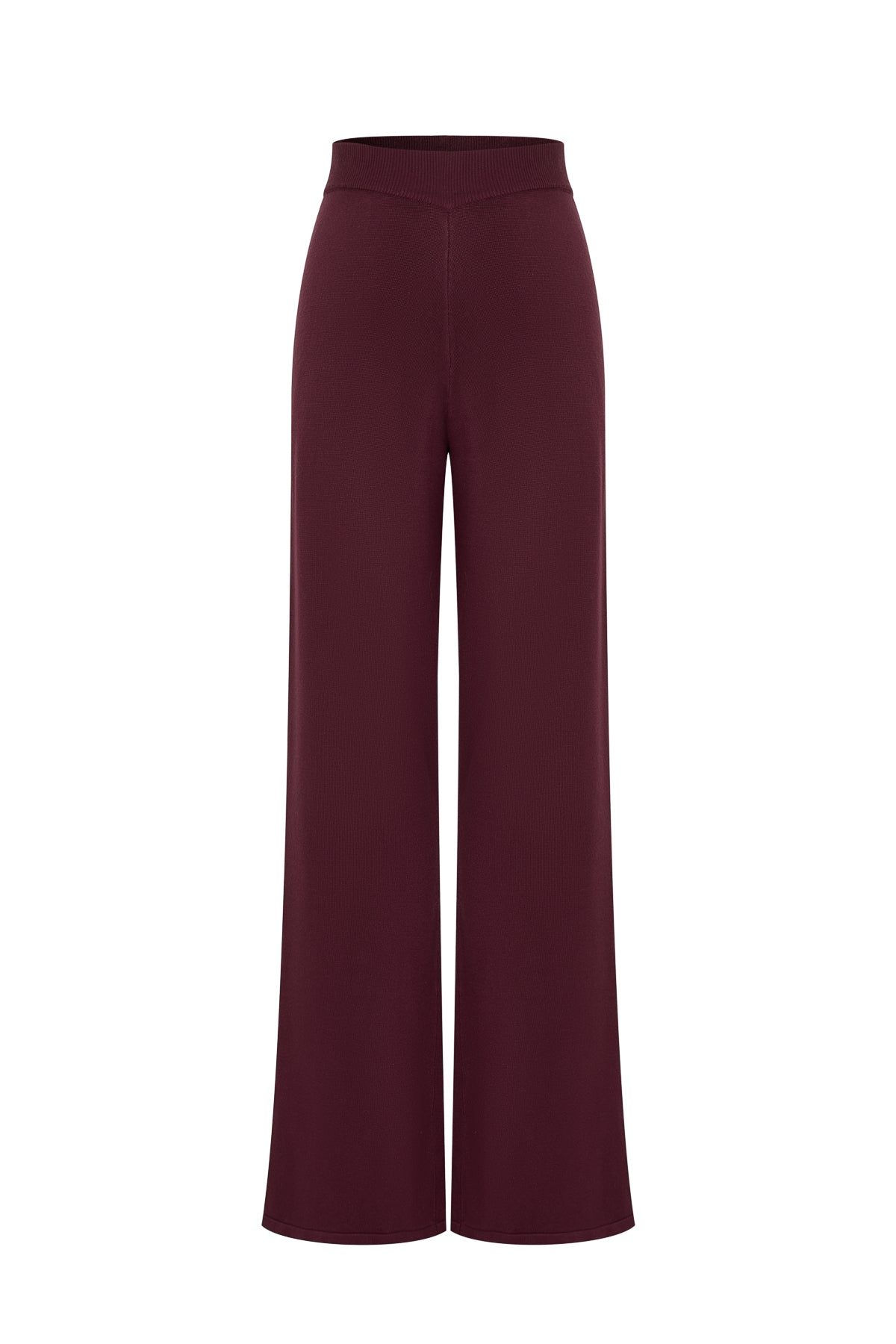 Side Striped Wide Knit Pants