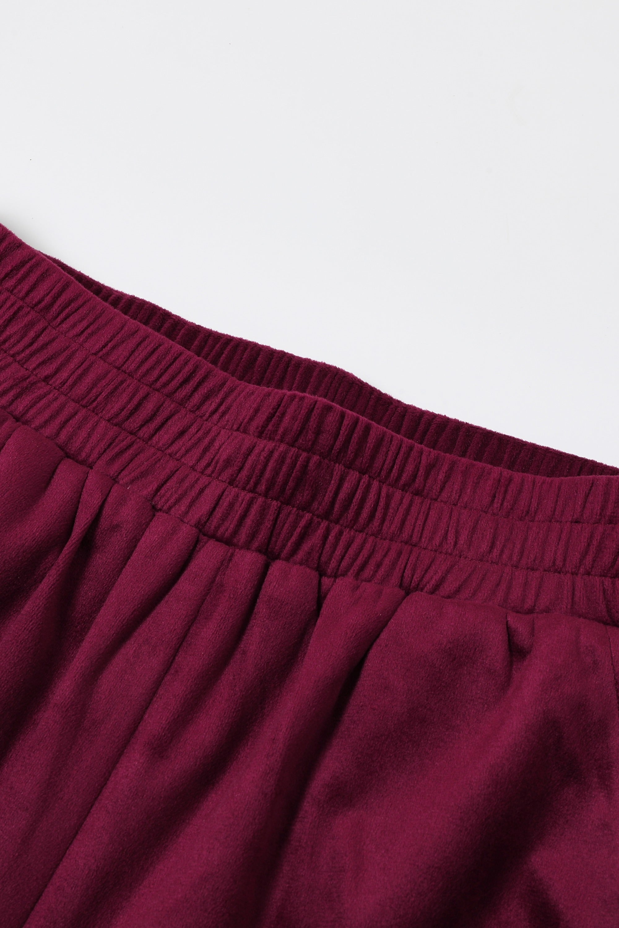 Velvet Vignette Lace Pants With Side Stripe