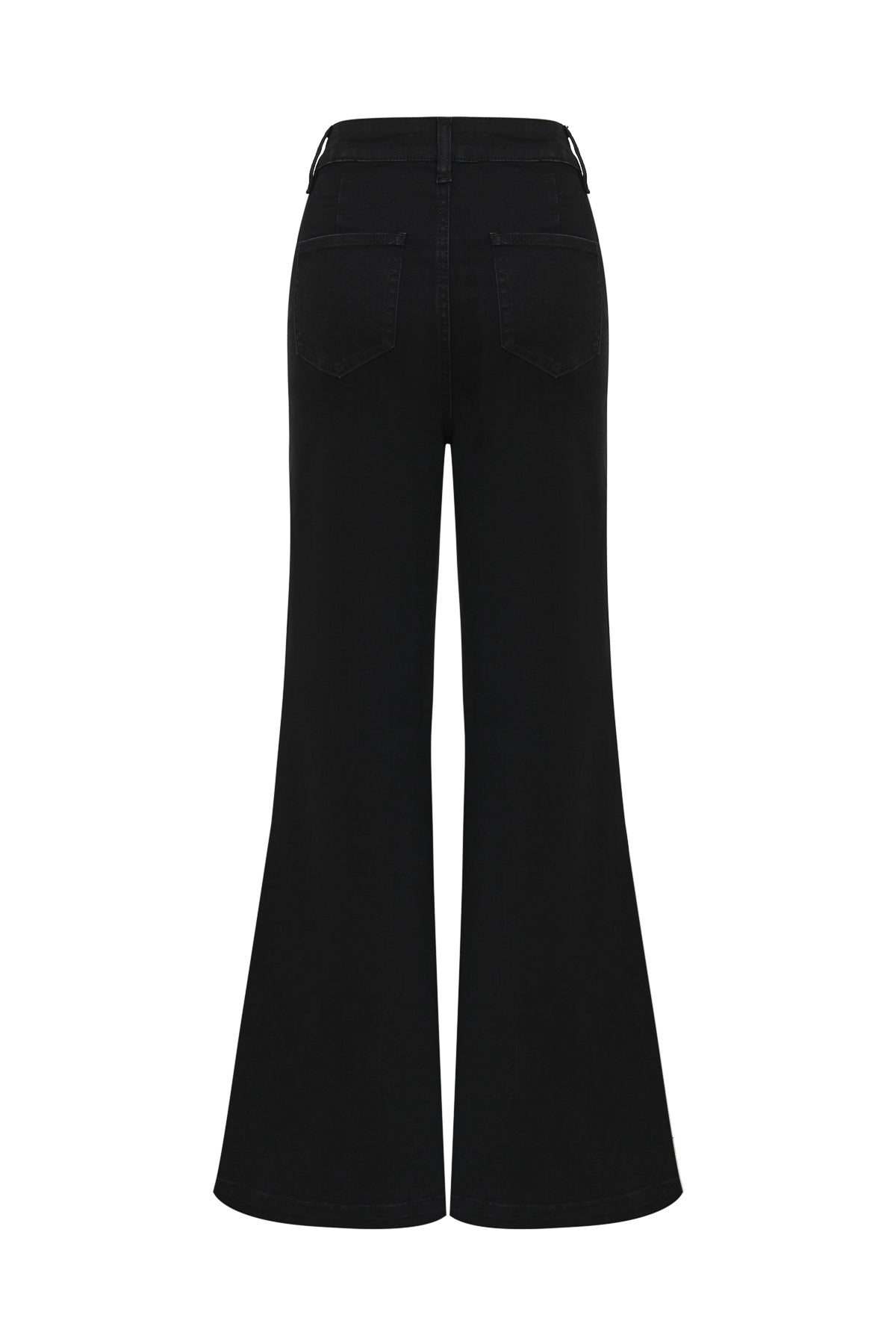Nyla Wide Leg Flare Denim Pant