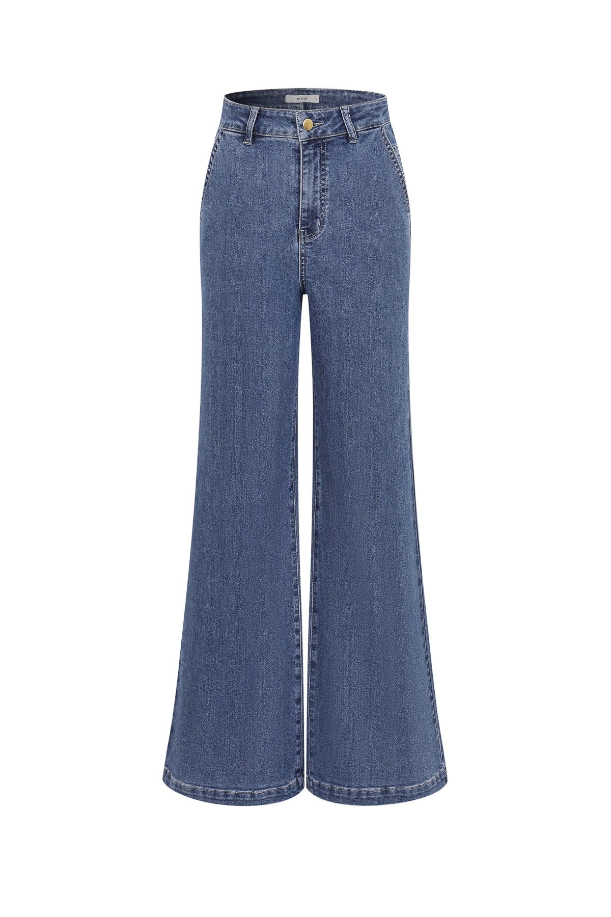 Nyla Wide Leg Flare Denim Pant