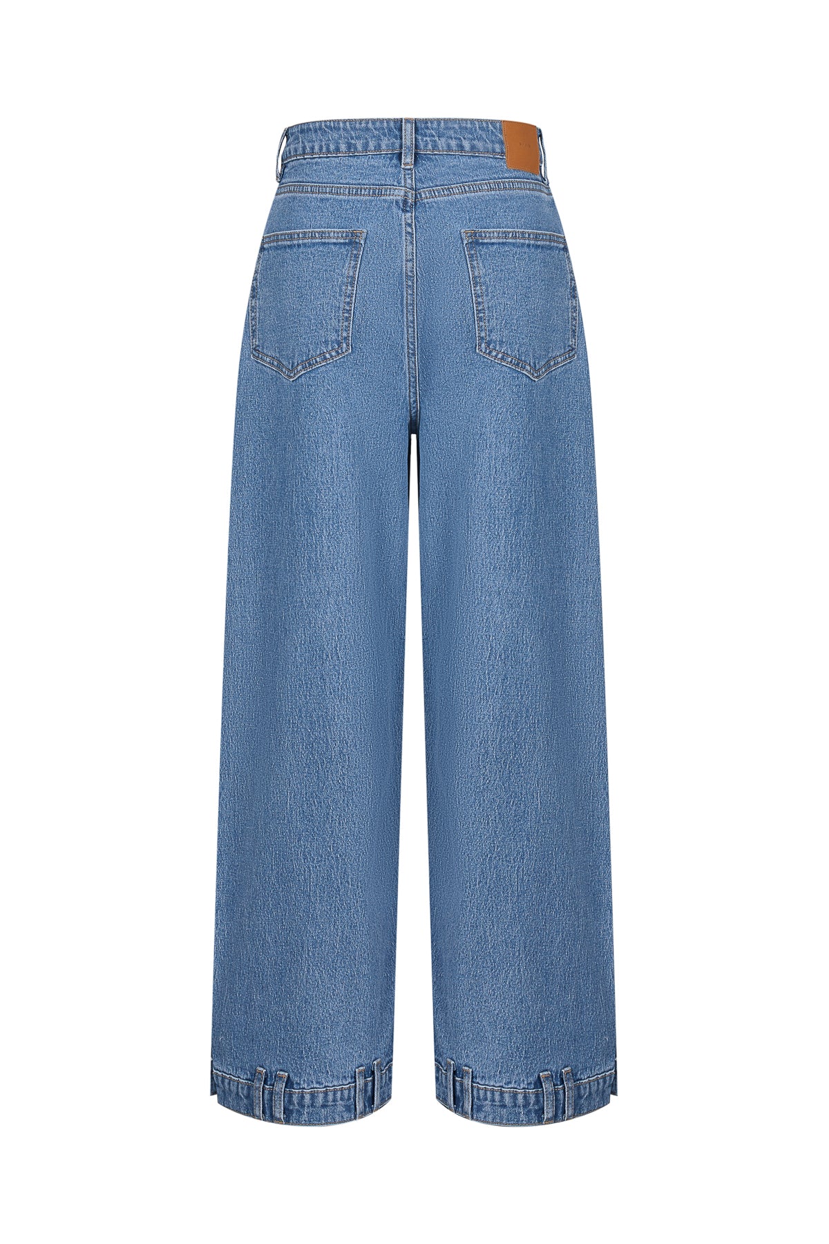 High Waist Barrel Jeans