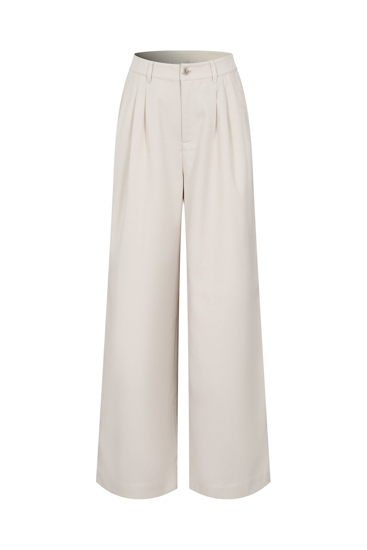Woven Pants with Pleats
