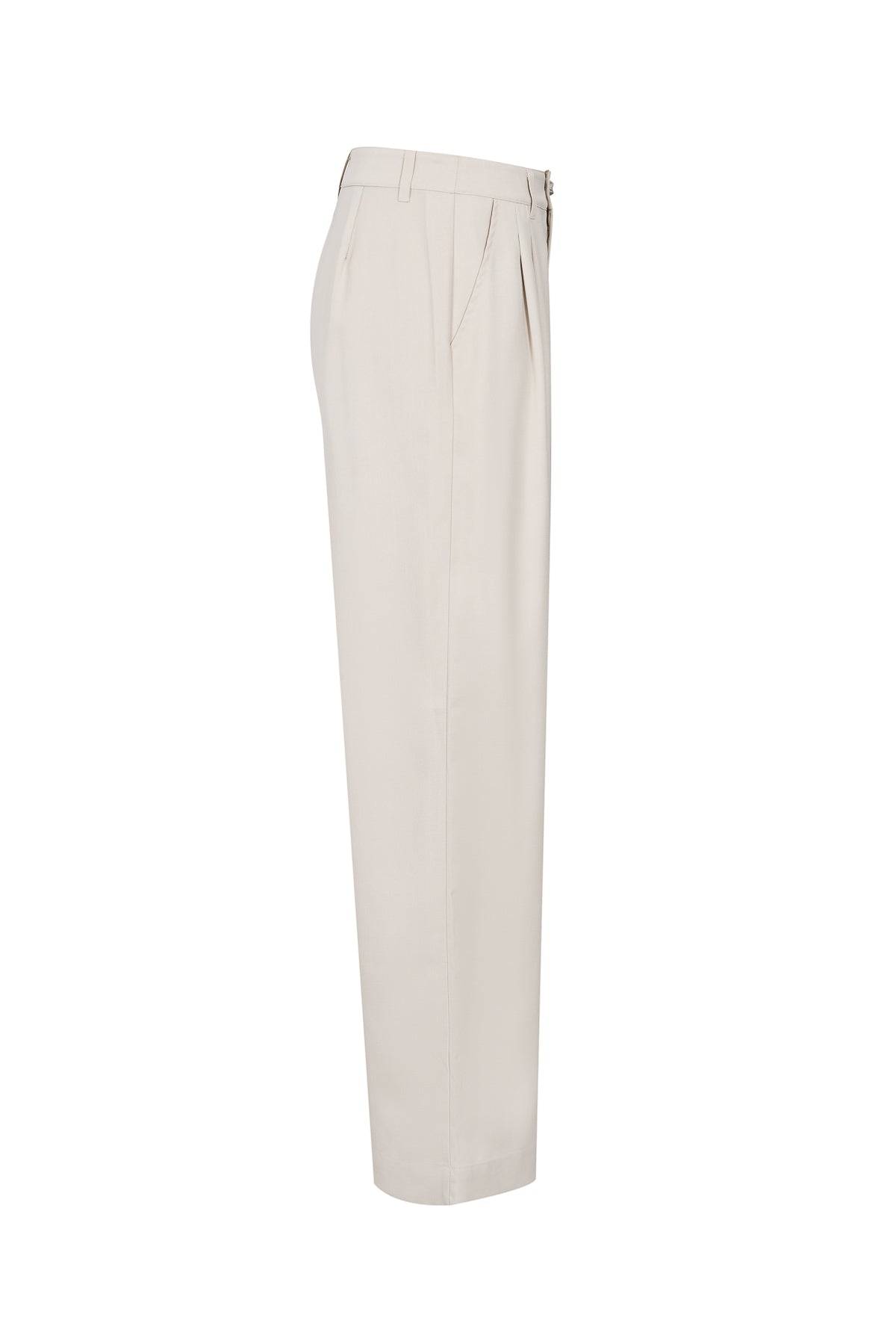 Woven Pants with Pleats
