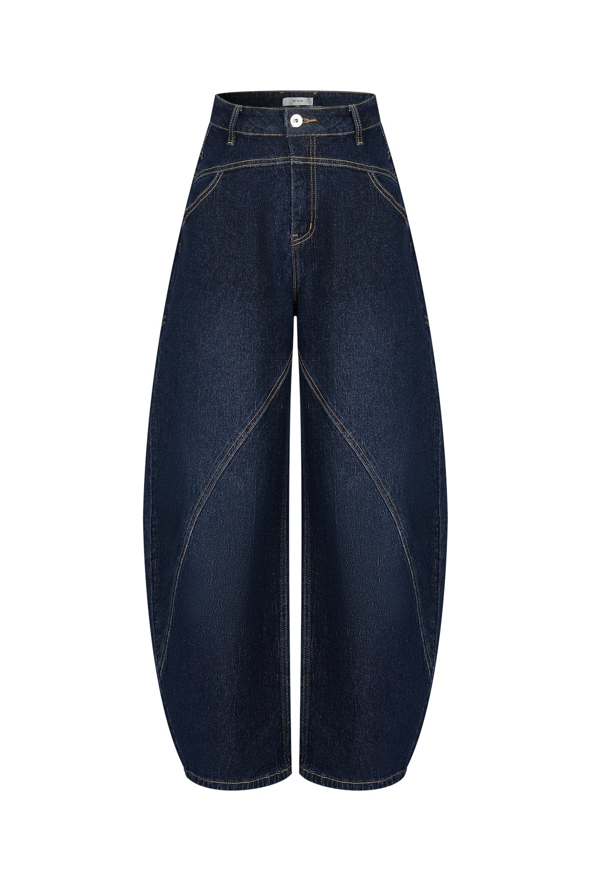 Lou Denim High Waist Barrel Pants