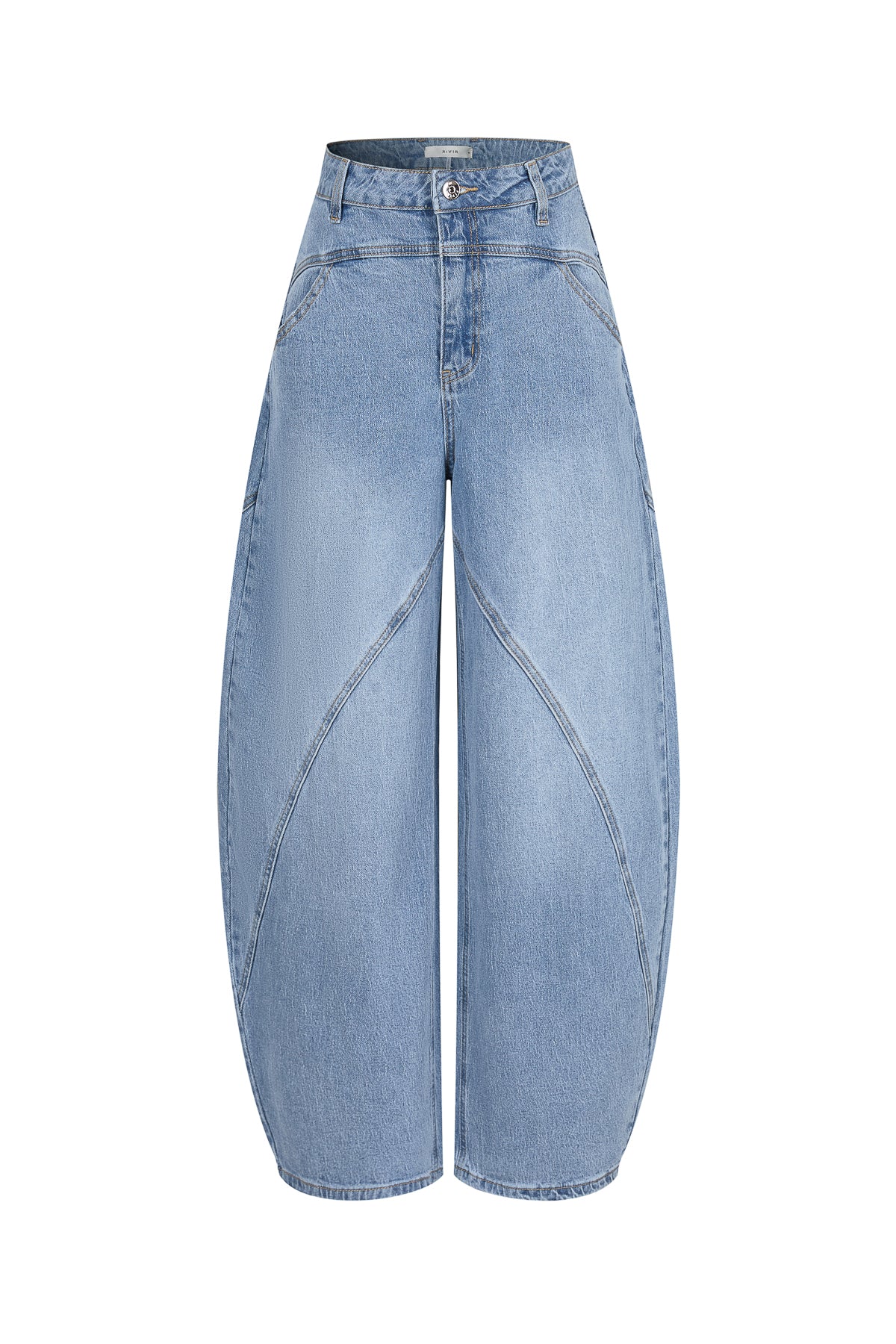 Lou Denim High Waist Barrel Pants