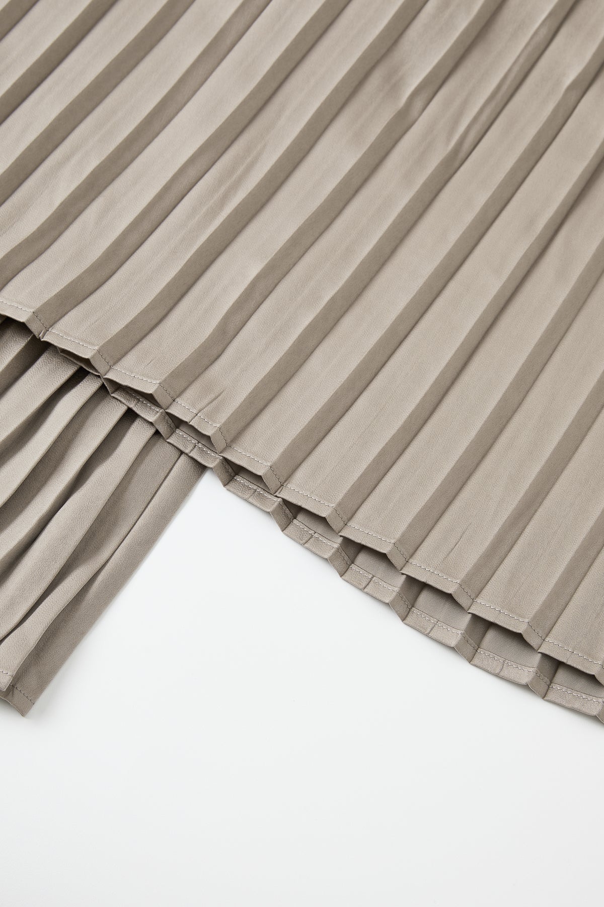 Pleated Wide Leg Pants With Knit Waist Band