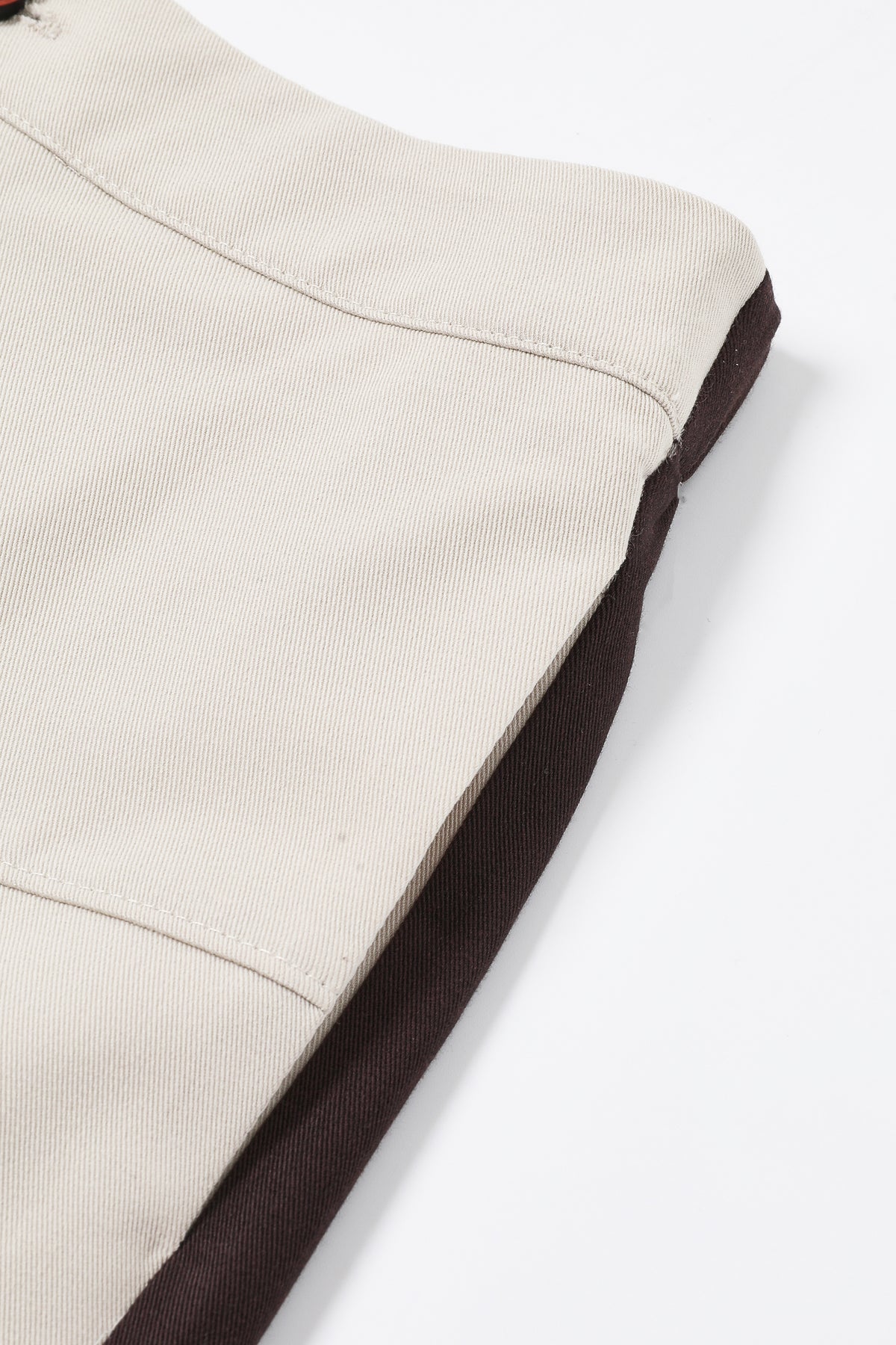 Woven Pleated Pants with Side Stripe