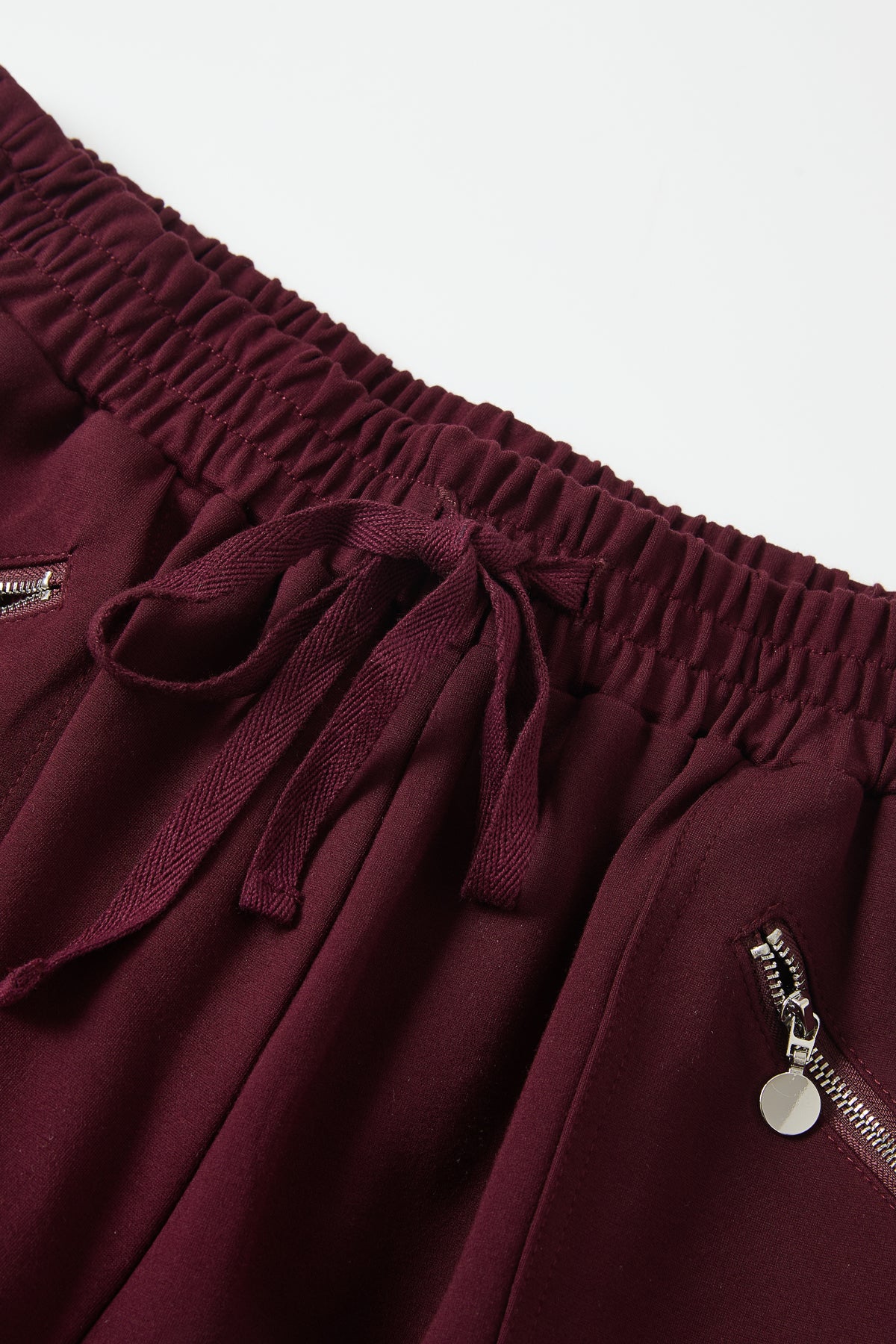Anette Smocked Waist Balloon Sweatpants With Cargo Pockets