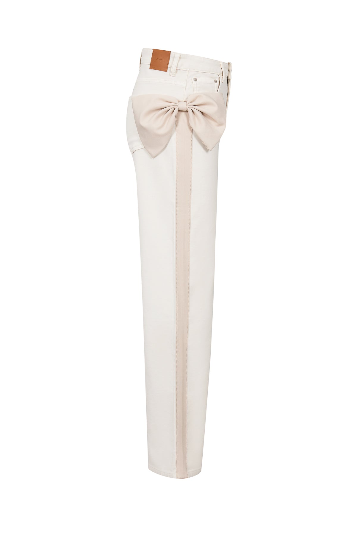 Maison Contrast Ribbon Twill Pants