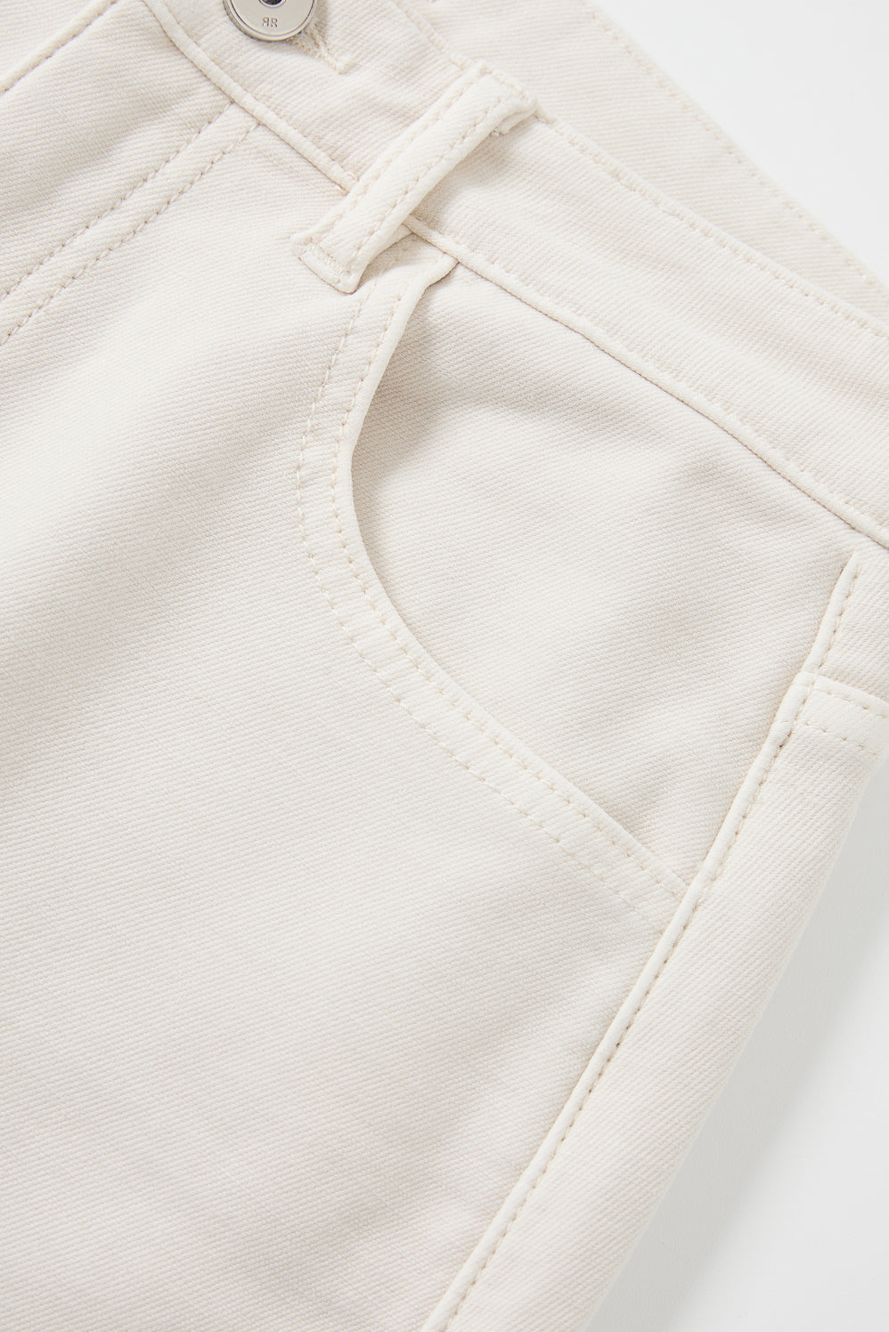 Maison Contrast Ribbon Twill Pants