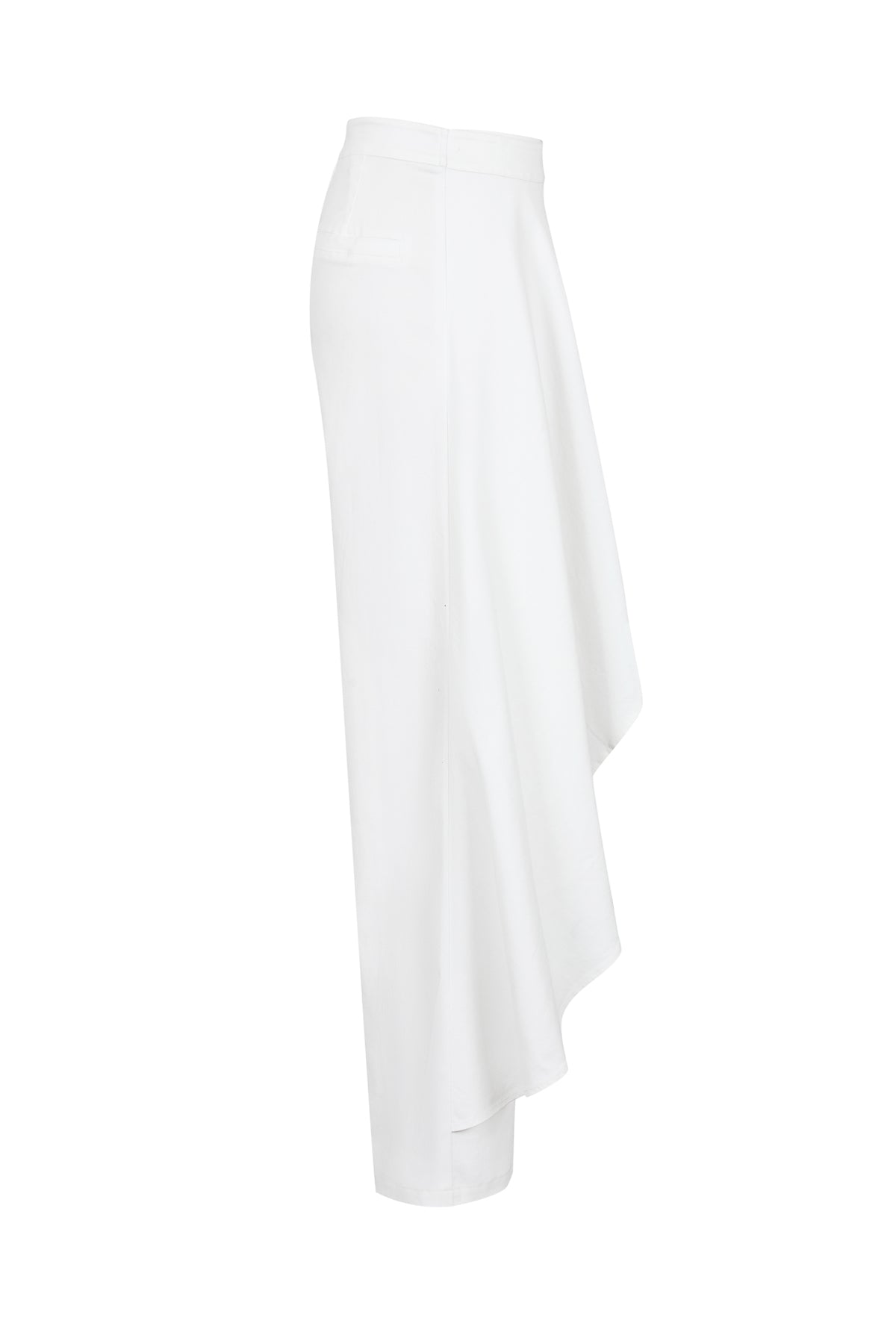 Nathalie Denim Overlay Pants With Button Accents