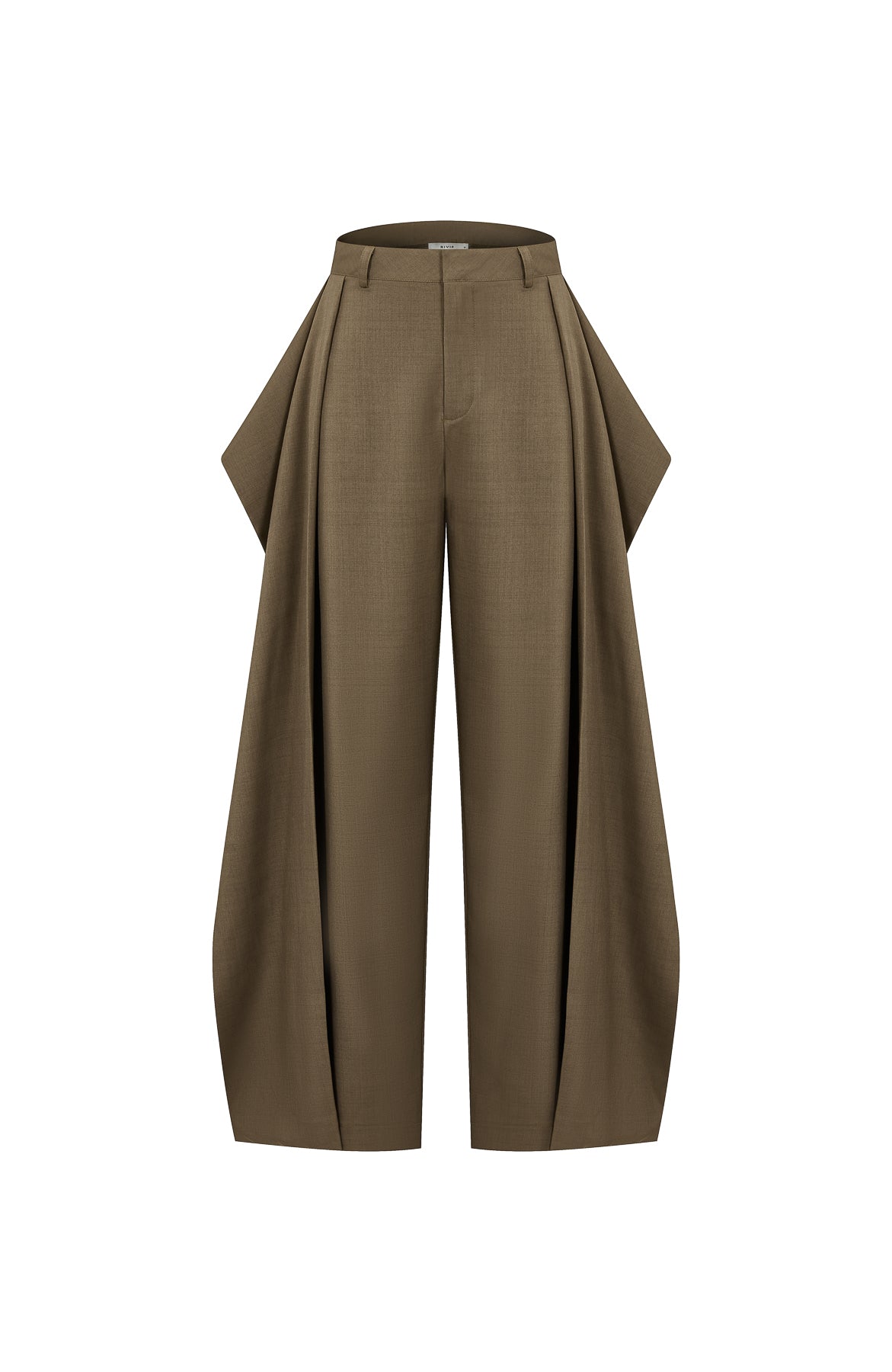 Joelle Woven Draped Cape Inspired Pants