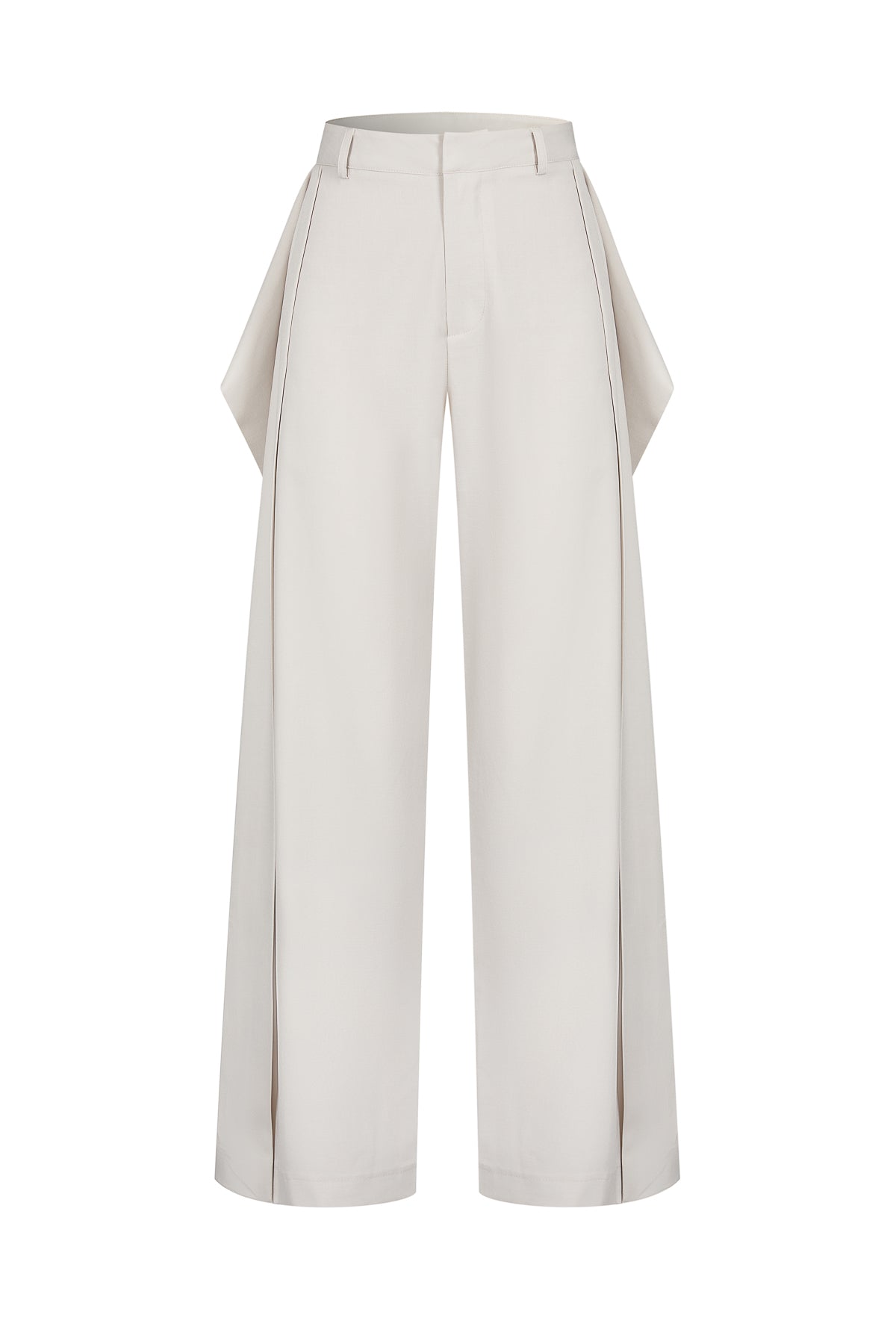 Joelle Woven Draped Cape Inspired Pants