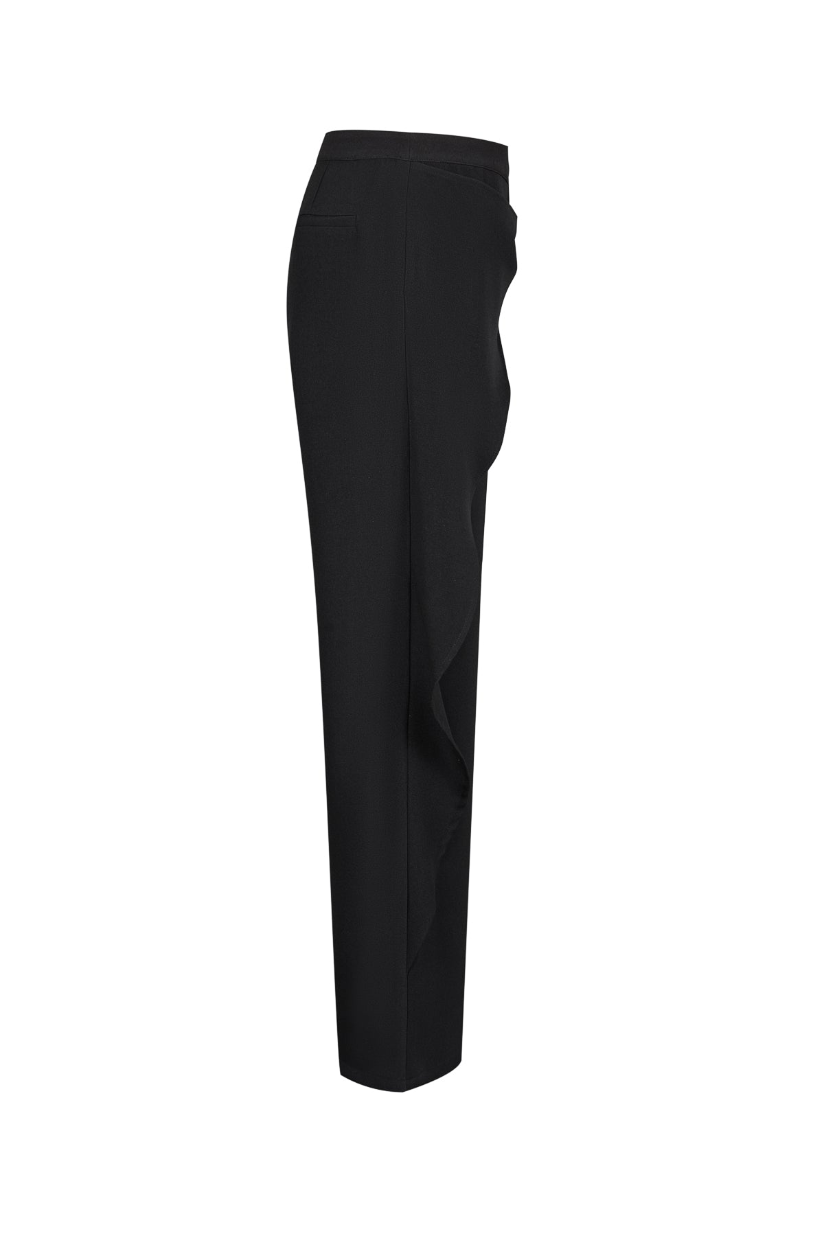 Tailored Wrap Trousers With Metal Trim