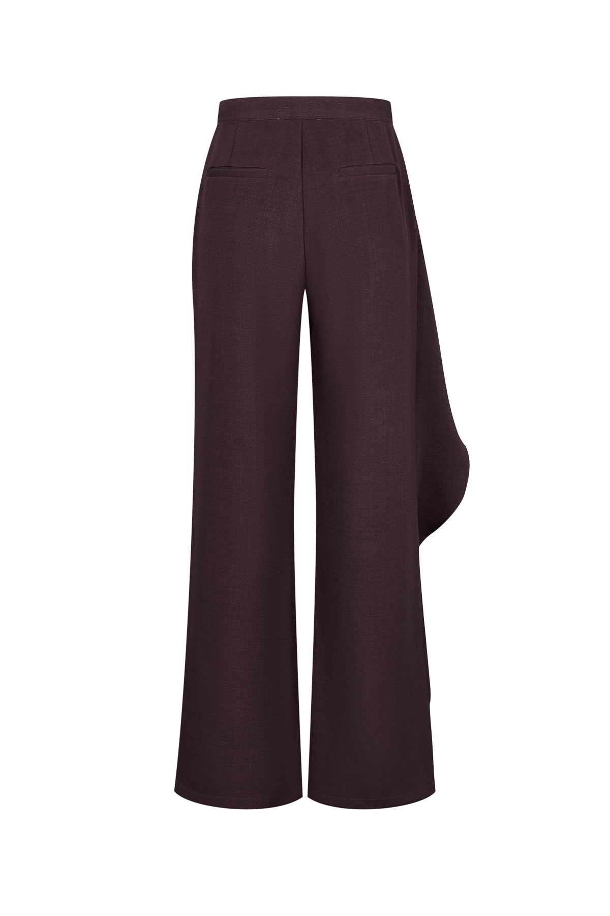 Tailored Wrap Trousers With Metal Trim
