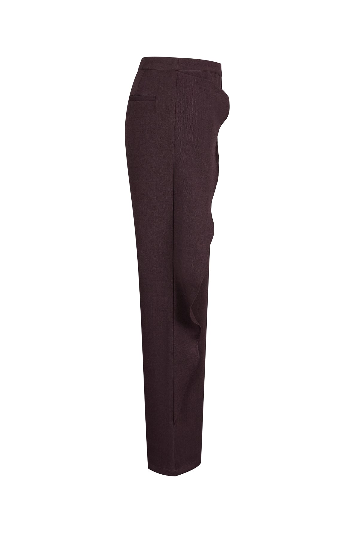 Tailored Wrap Trousers With Metal Trim