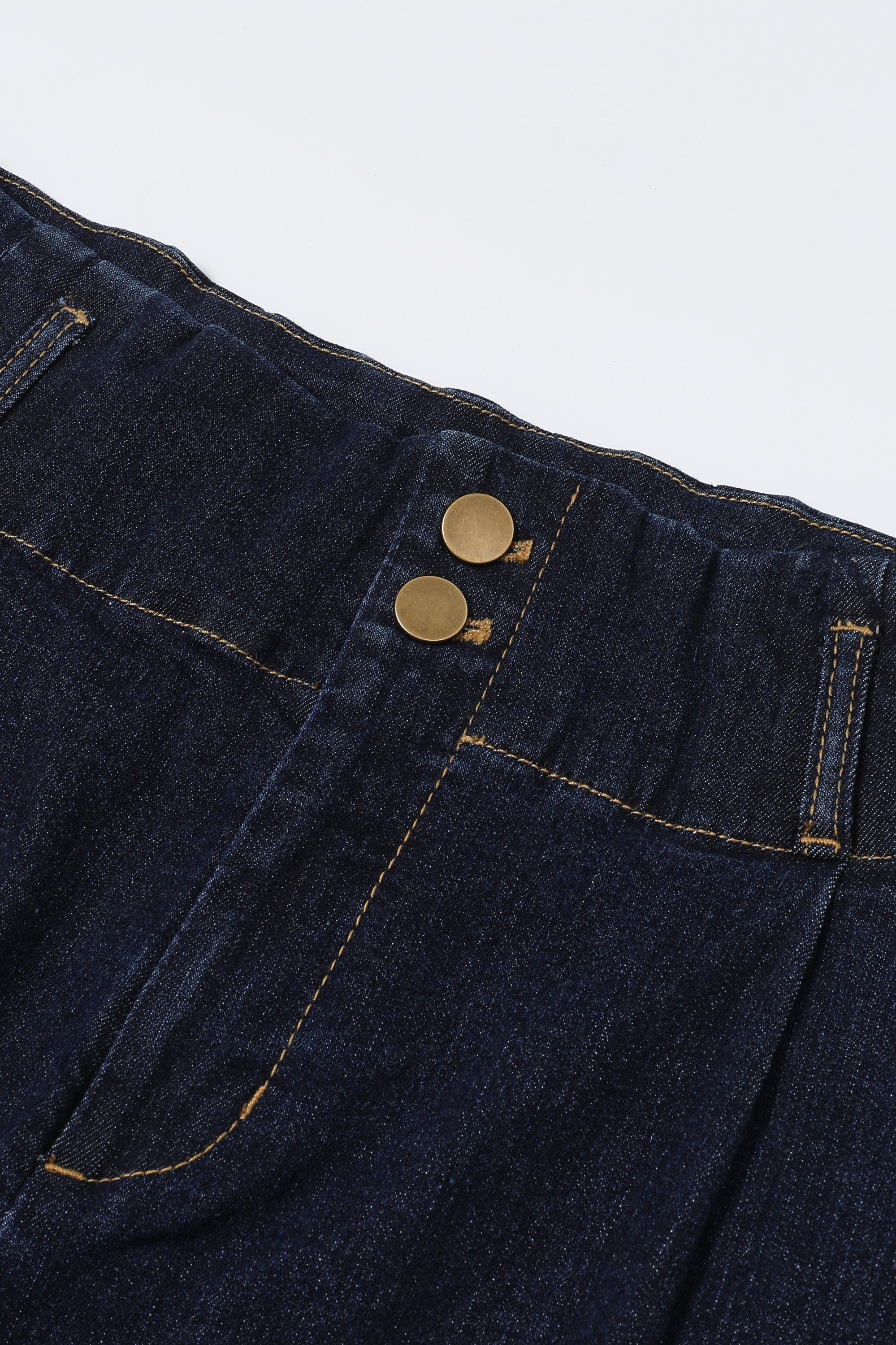 The Regent Tailored Denim Wide Leg Pants