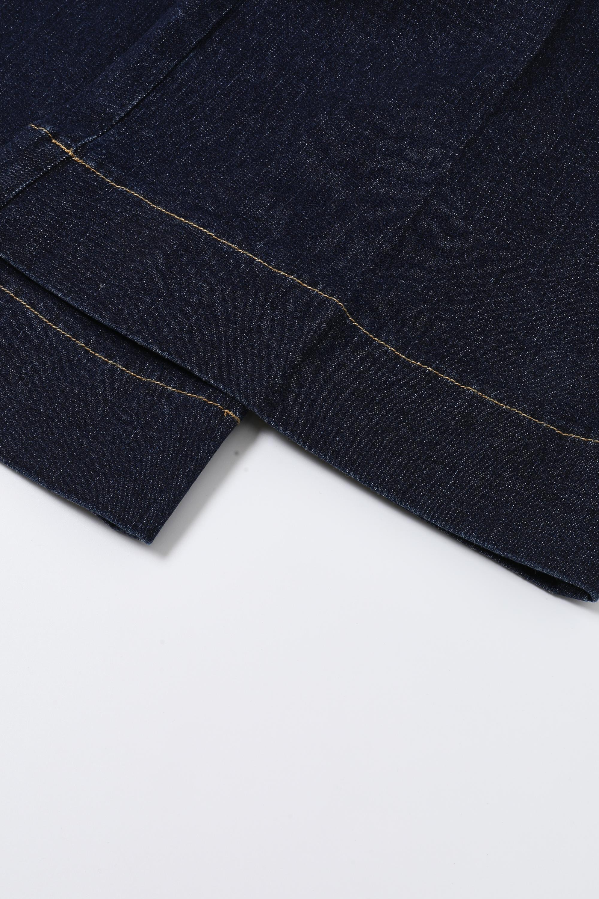 The Regent Tailored Denim Wide Leg Pants