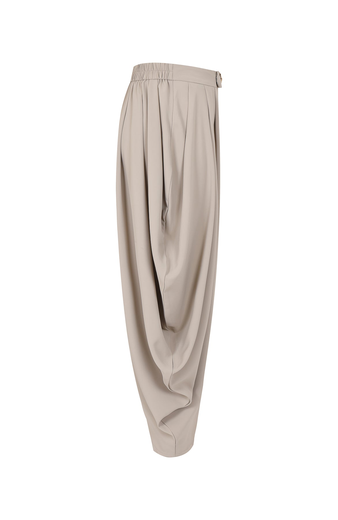 The Drape Ruched Solid Pants