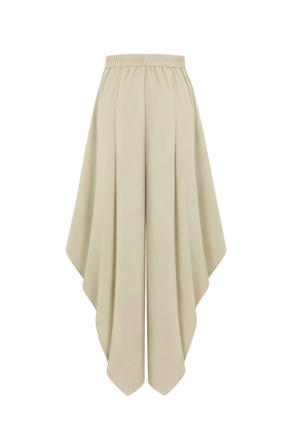 The Drape Ruched Solid Pants